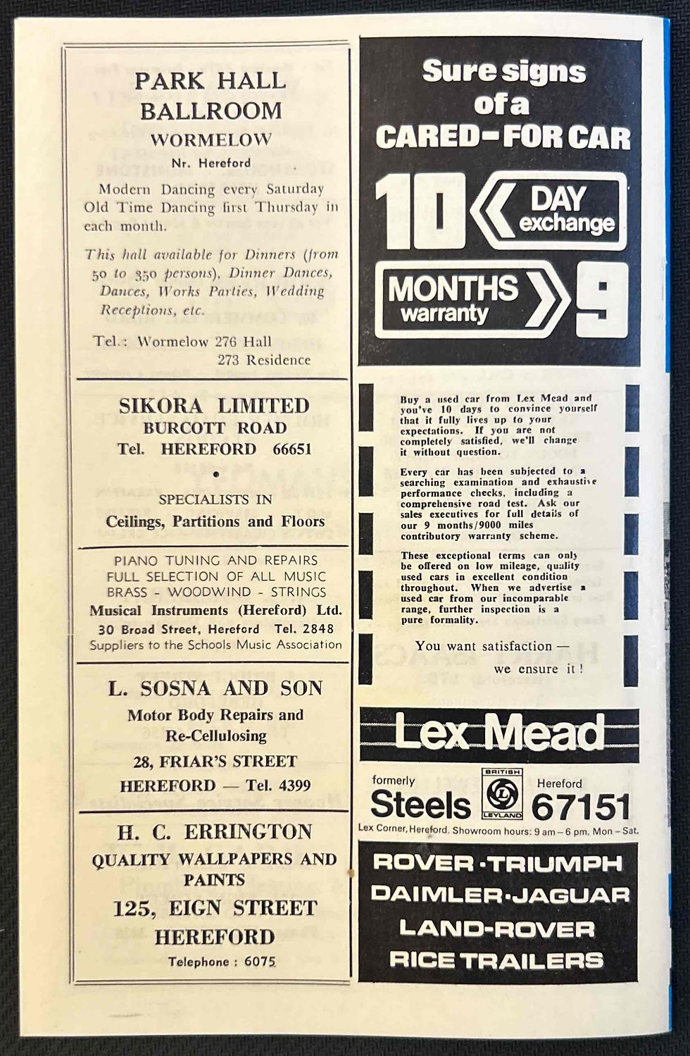 Thumbnail: 1972 Sep 19 Hereford V Barnsley Football Programmes