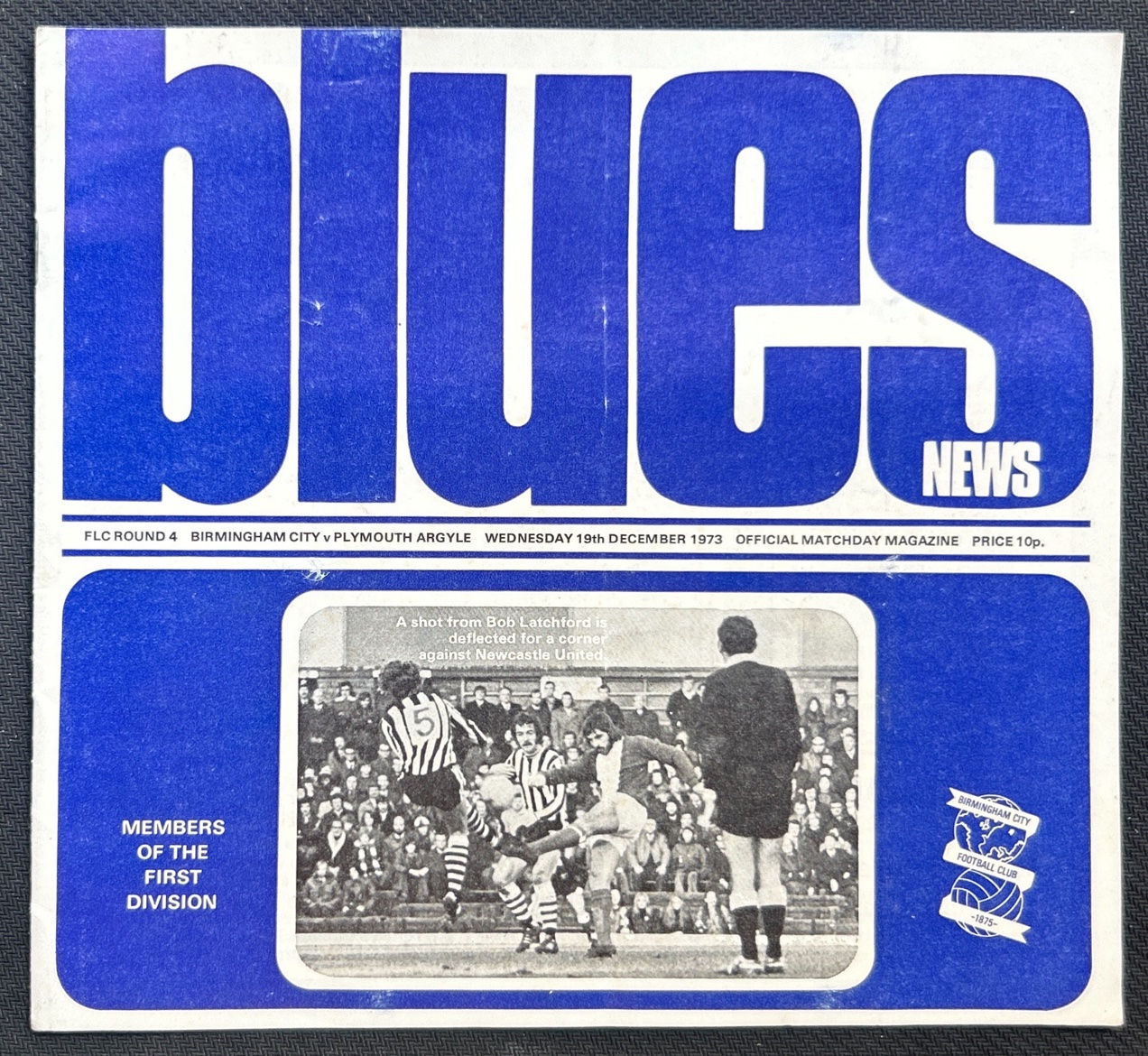 1973 Dec 19 Birmingham V Plymouth