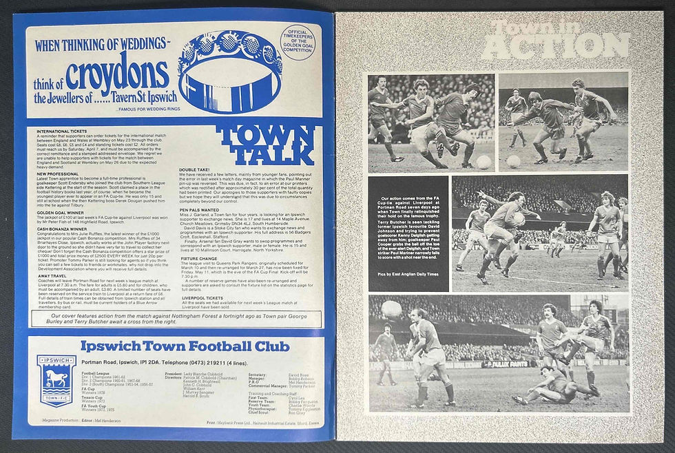 Thumbnail: 1979 Mar 17 Ipswich V Arsenal