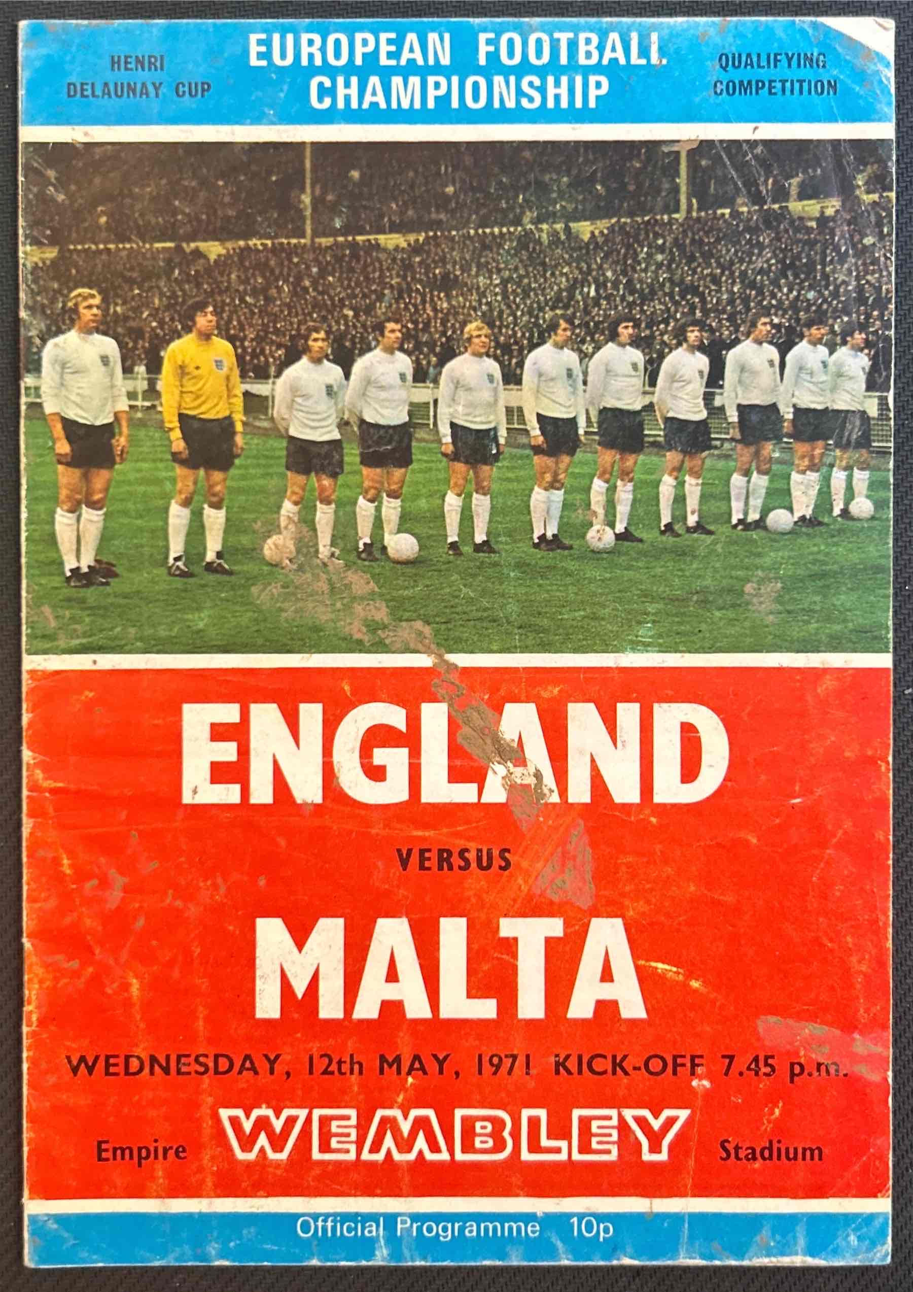 England Football Programmes