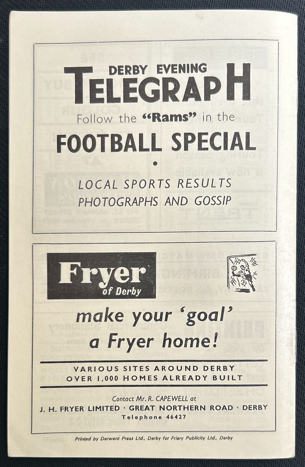 Thumbnail: 1967 Nov 1 Derby V Lincoln