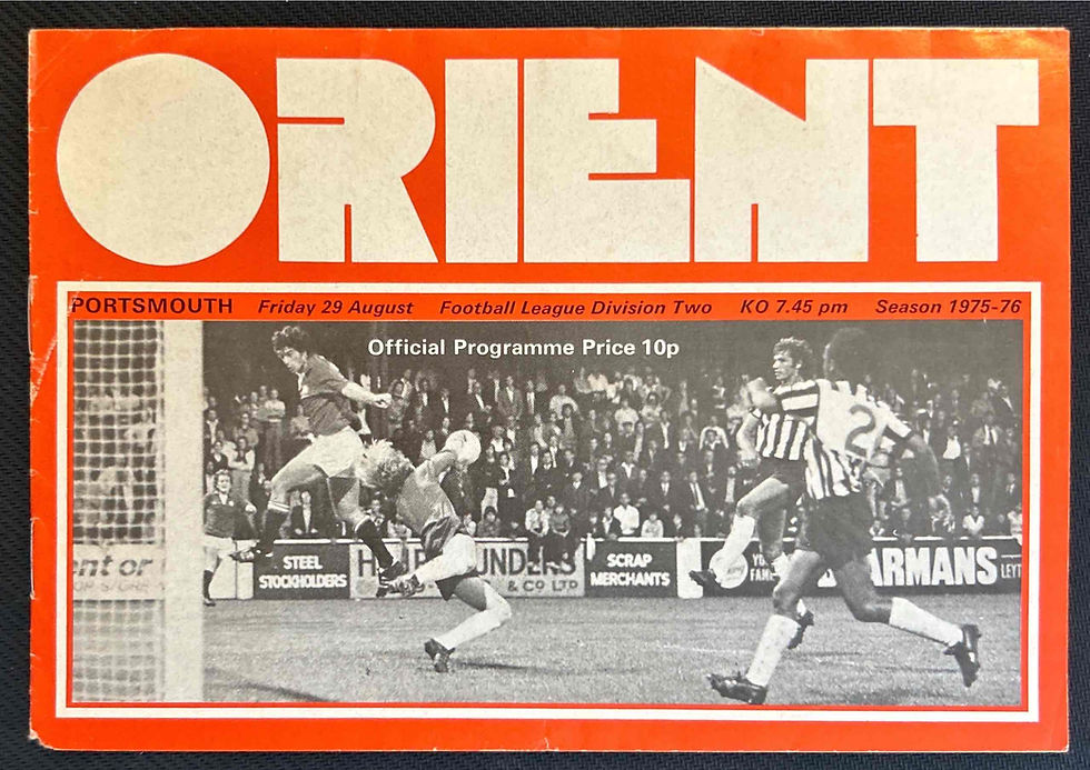 Leyton Orient Football Programme