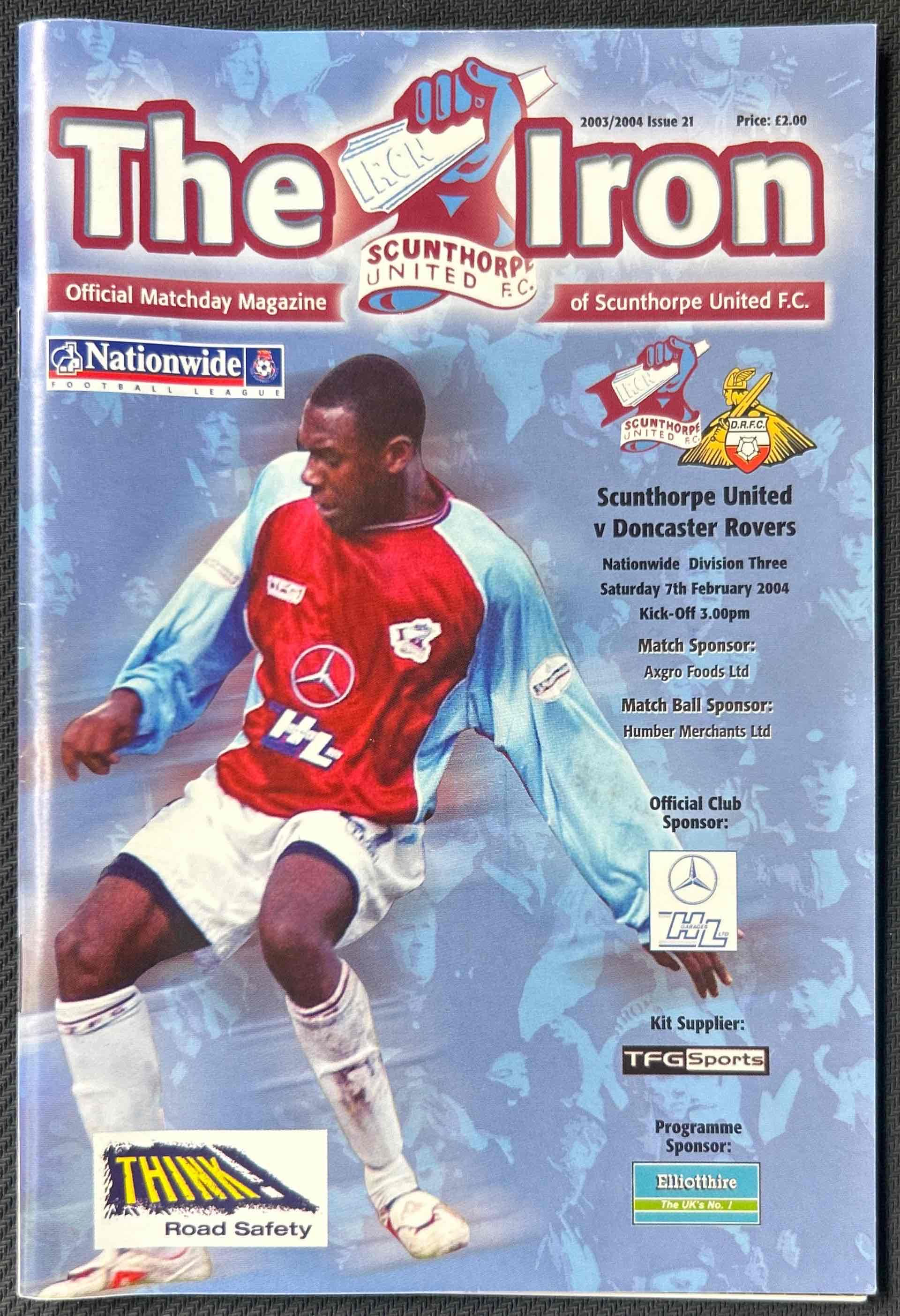 2004 Feb 7 Scunthorpe V Doncaster