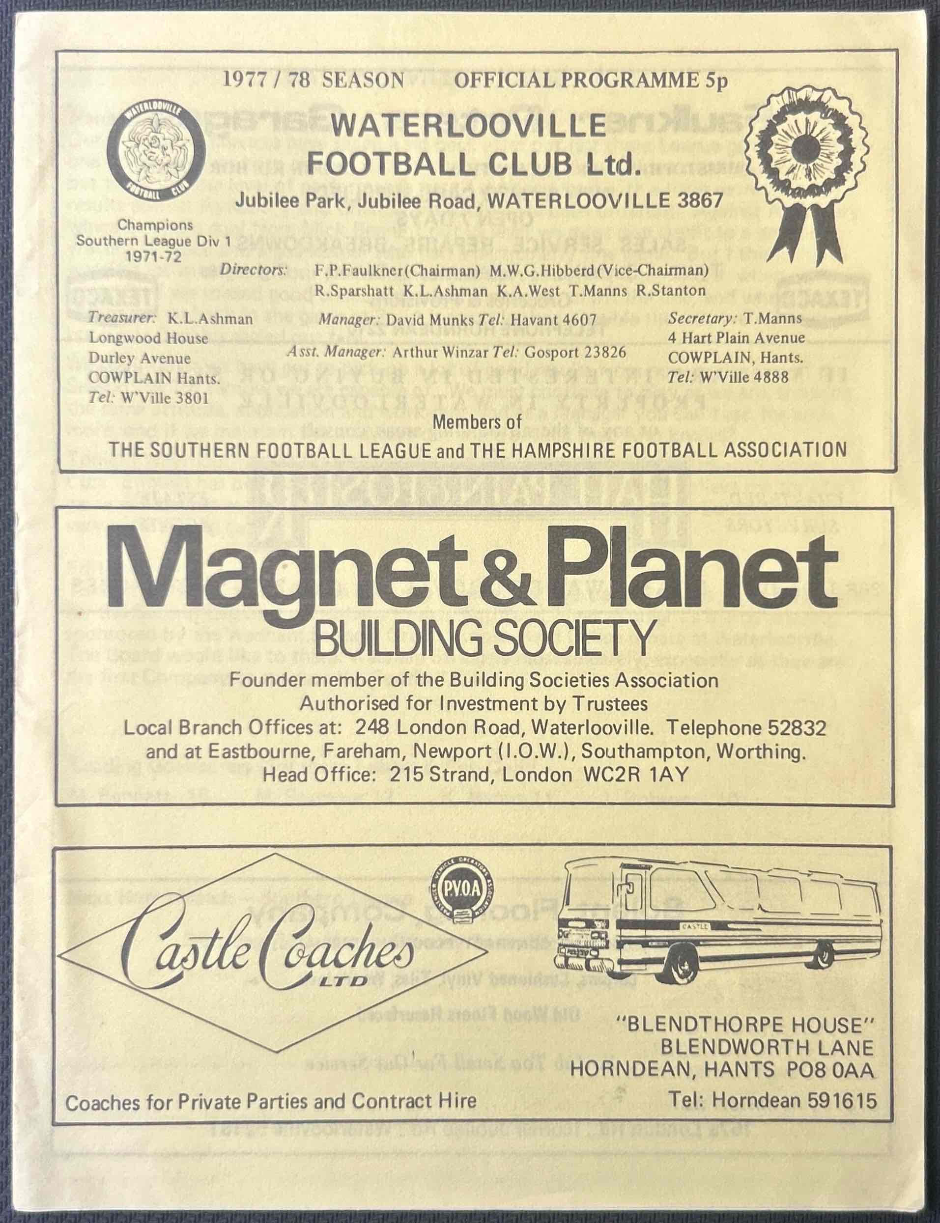 Waterlooville V Weymouth