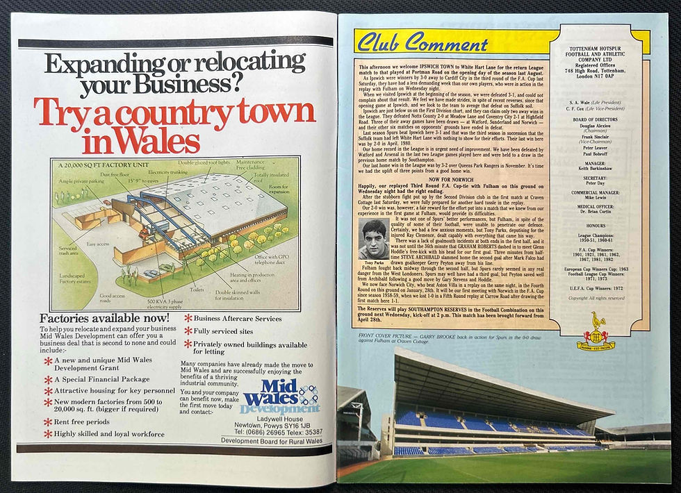 Thumbnail: Tottenham V Ipswich