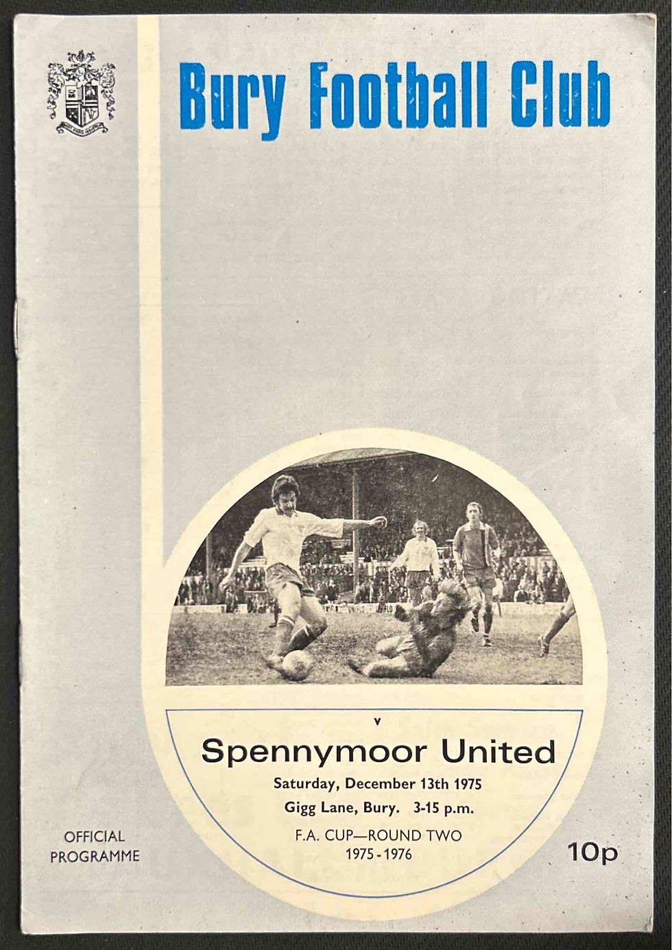 Bury Football Programmes