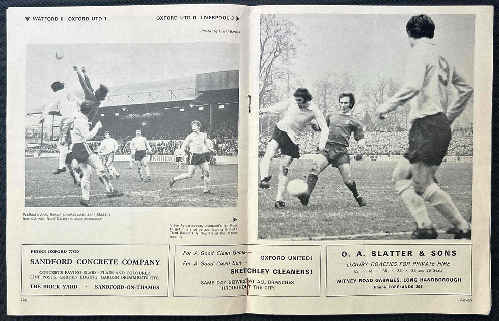 Thumbnail: Oxford V Fulham