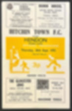 Hitchin Football Programme