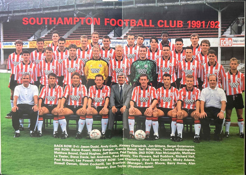 1991 Aug 17 Southampton V Tottenham Football Programme