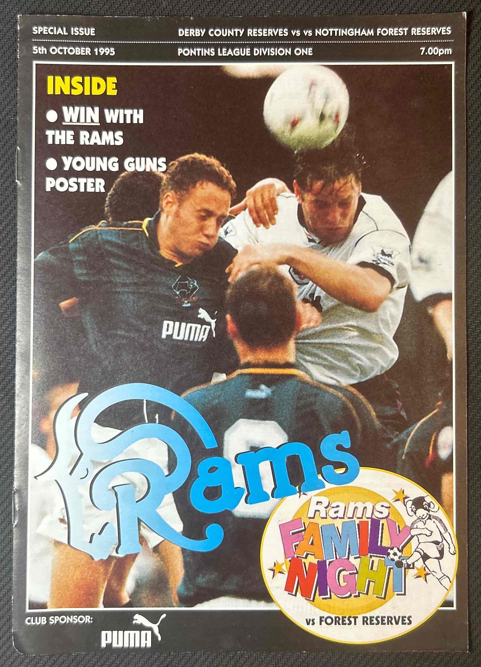 1995 Oct 5 Derby Res V Nottingham Forest Res