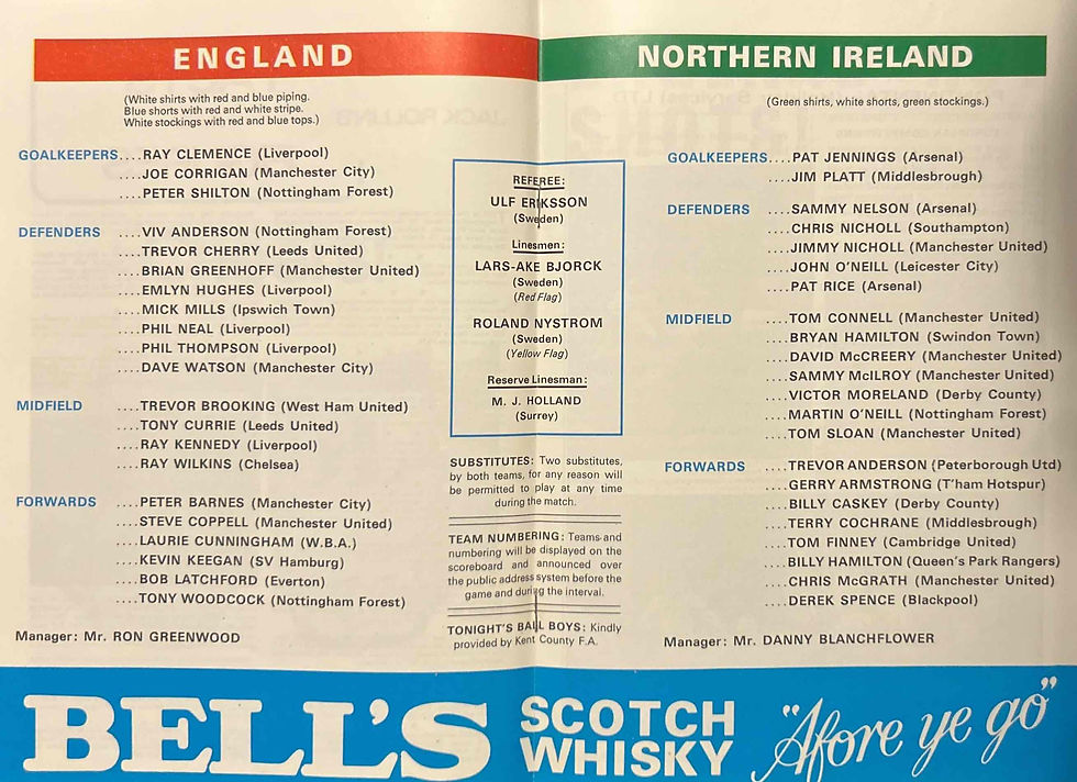 Thumbnail: England Football Programmes