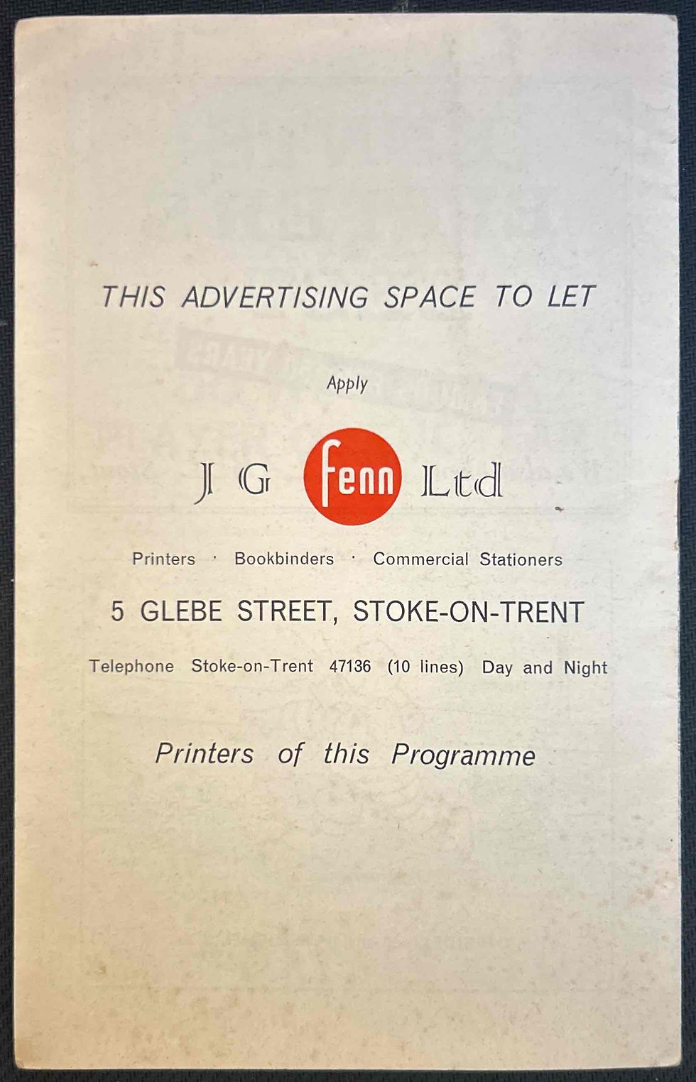 Thumbnail: 1965 Sep 11 Stoke V Newcastle Football Programme
