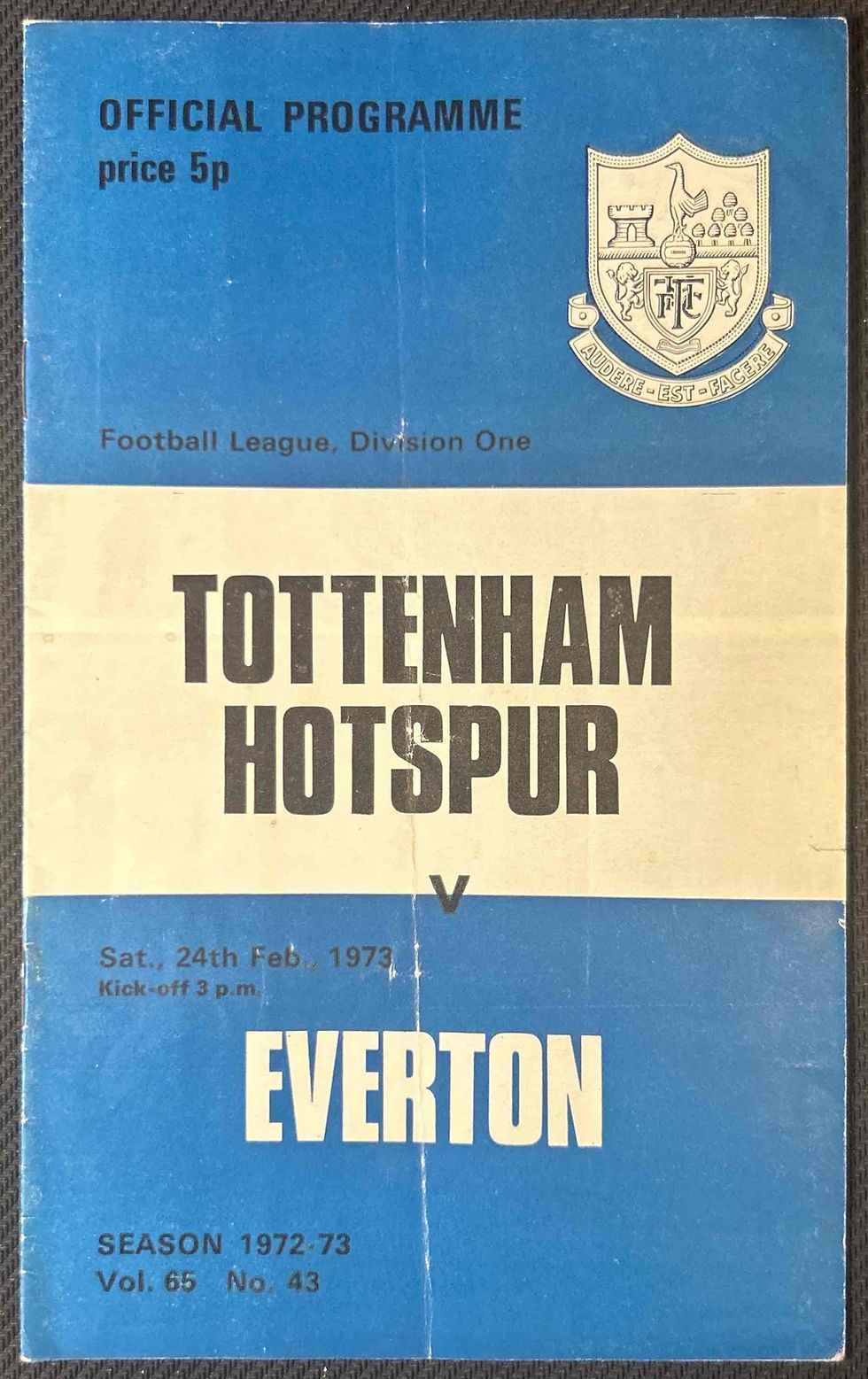 Tottenham V Everton
