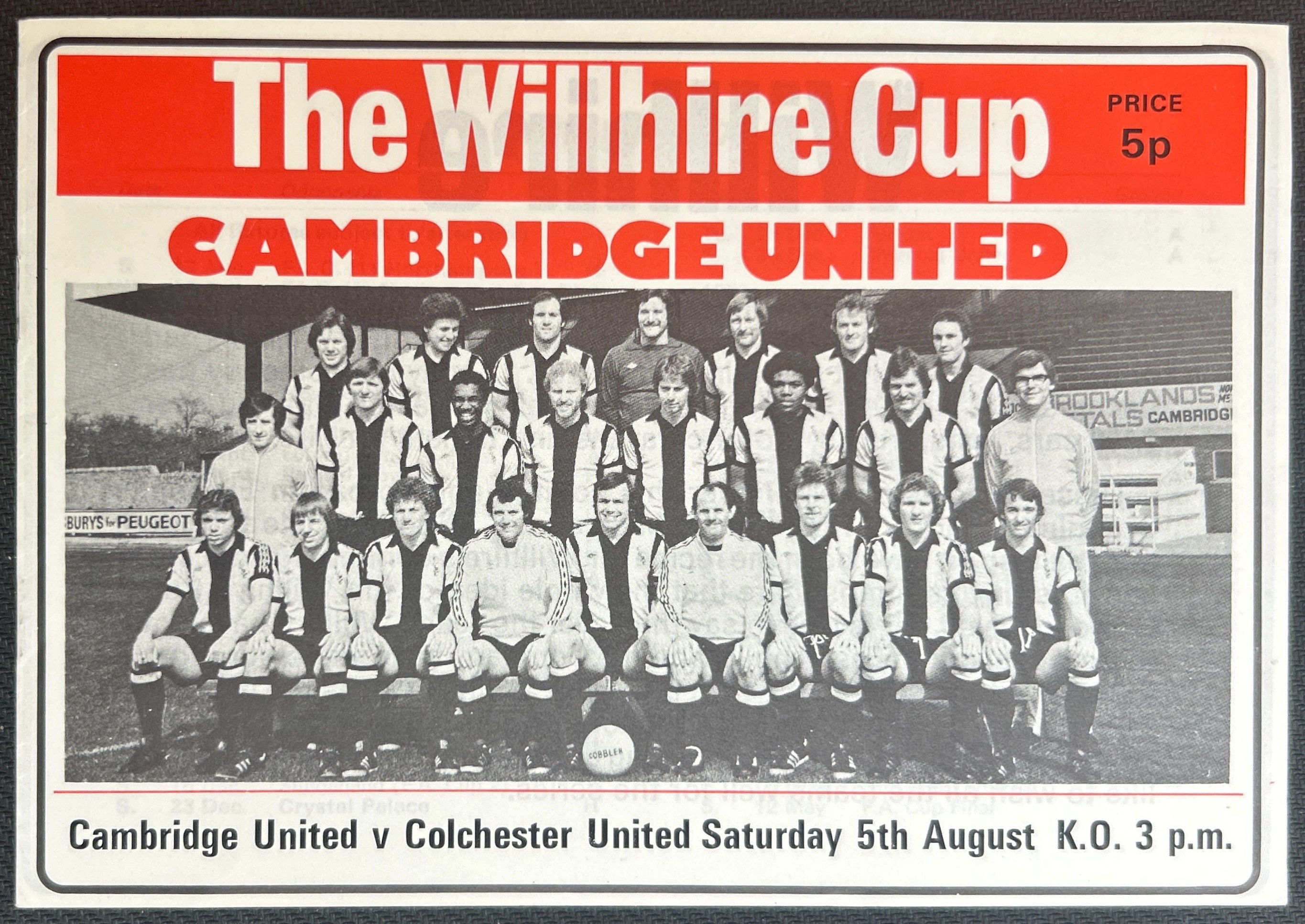1978 Aug 5 Cambridge V Colchester