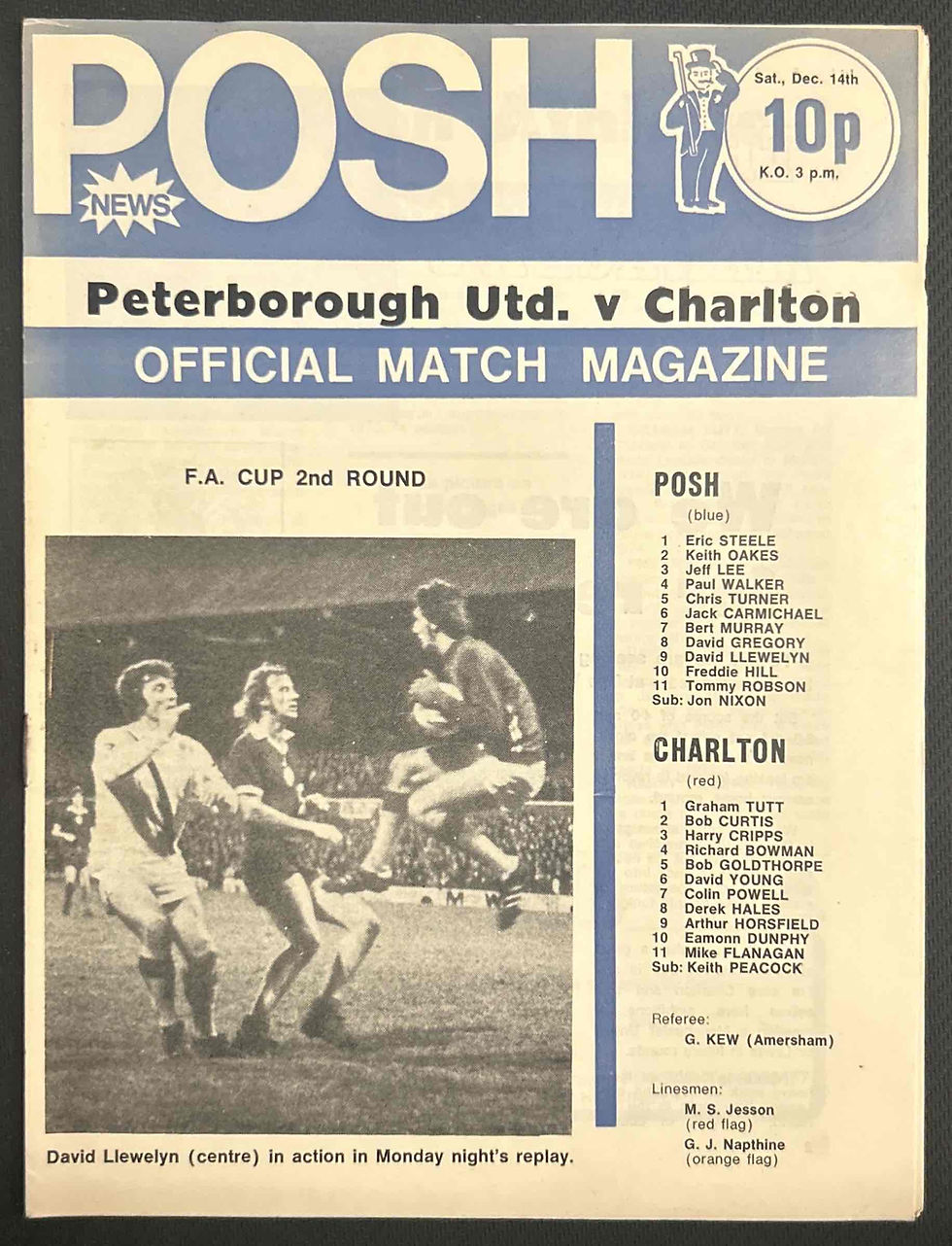 Peterborough Football Programme