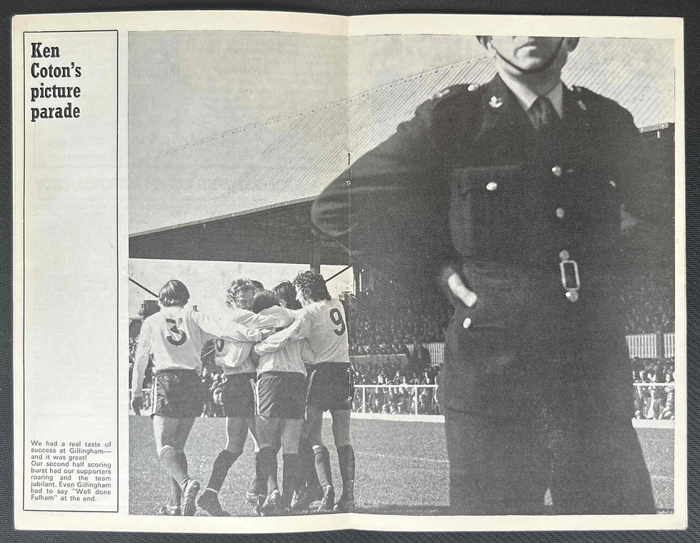 1971 Apr 17 Fulham V Shrewsbury
