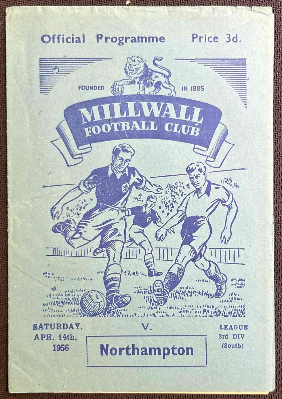 Millwall Football Programme