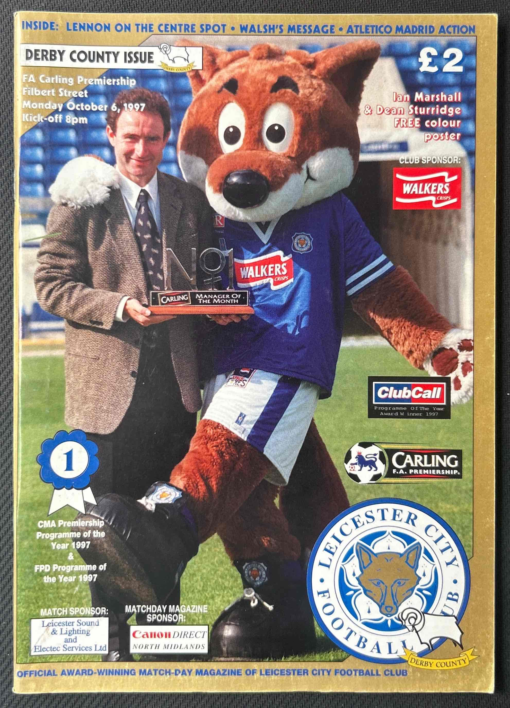 Leicester V Derby