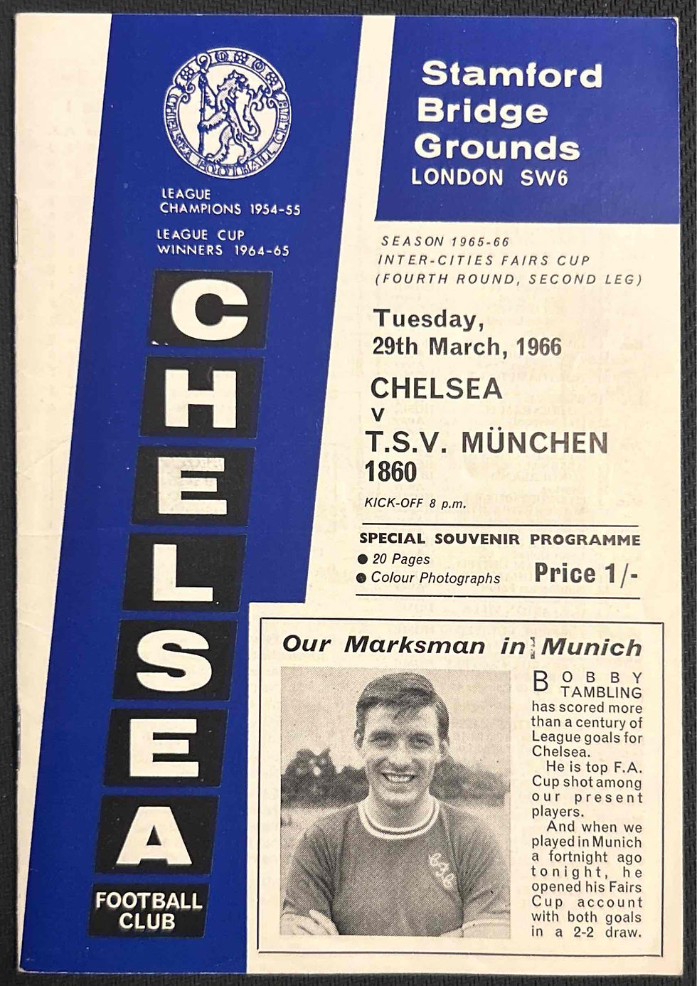 Chelsea Football Programmes
