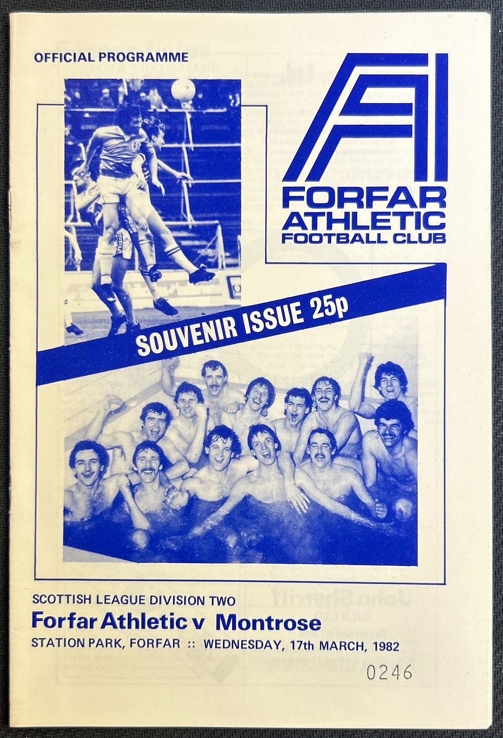 1982 Mar 17 Forfar V Montrose