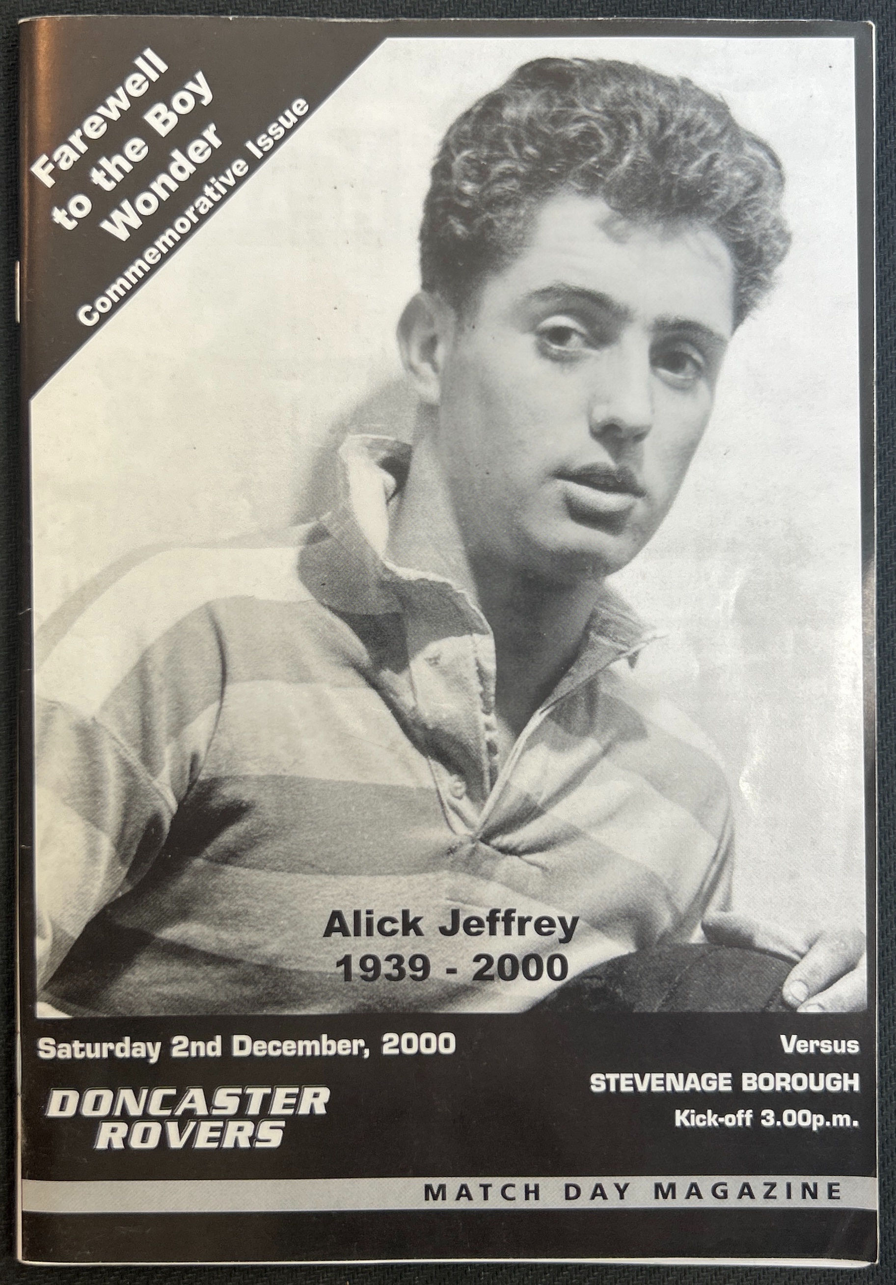 2000 Dec 2 Doncaster V Stevenage
