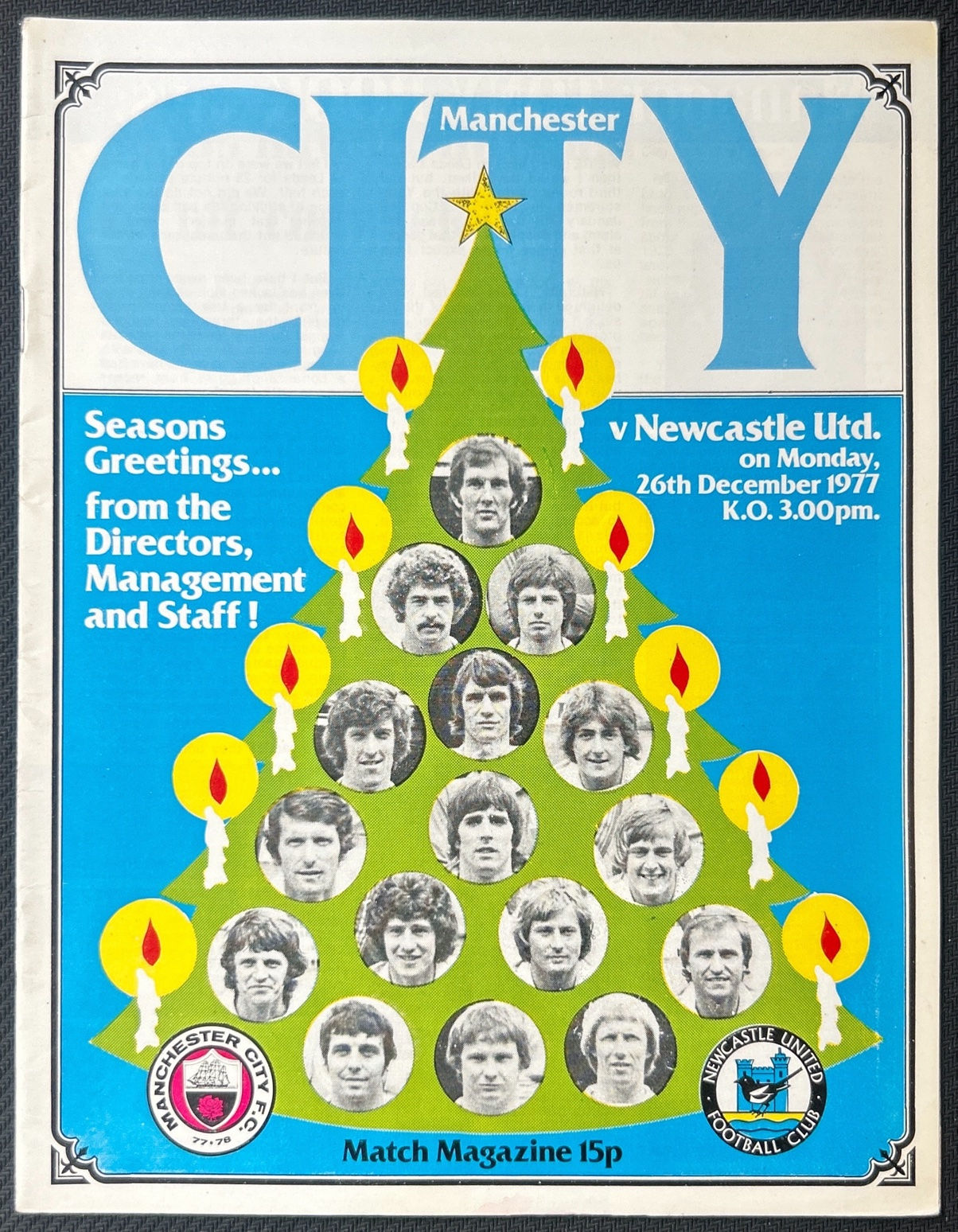 1977 Dec 26 Man City V Newcastle