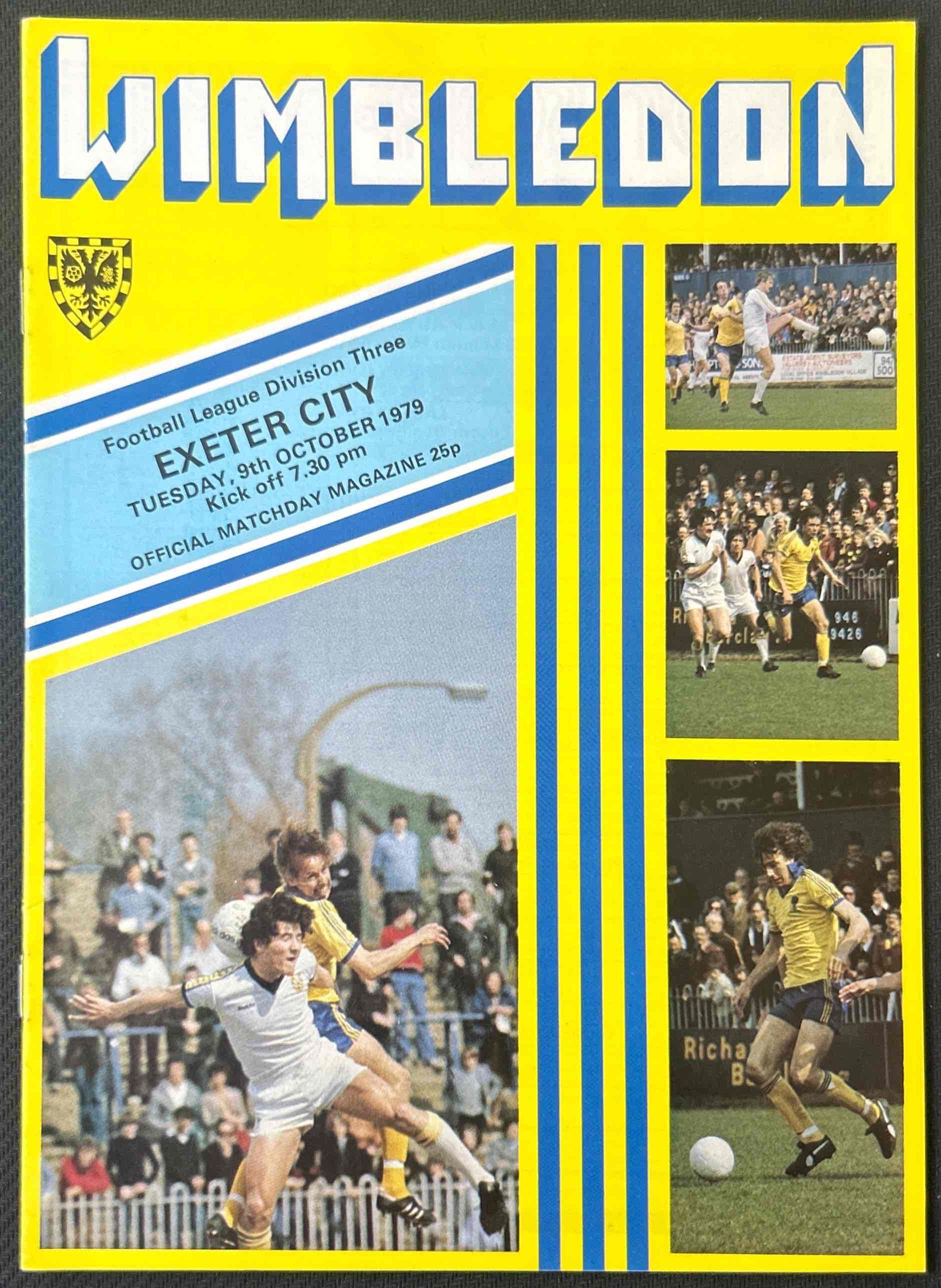 1979 Oct 9 Wimbledon V Exeter