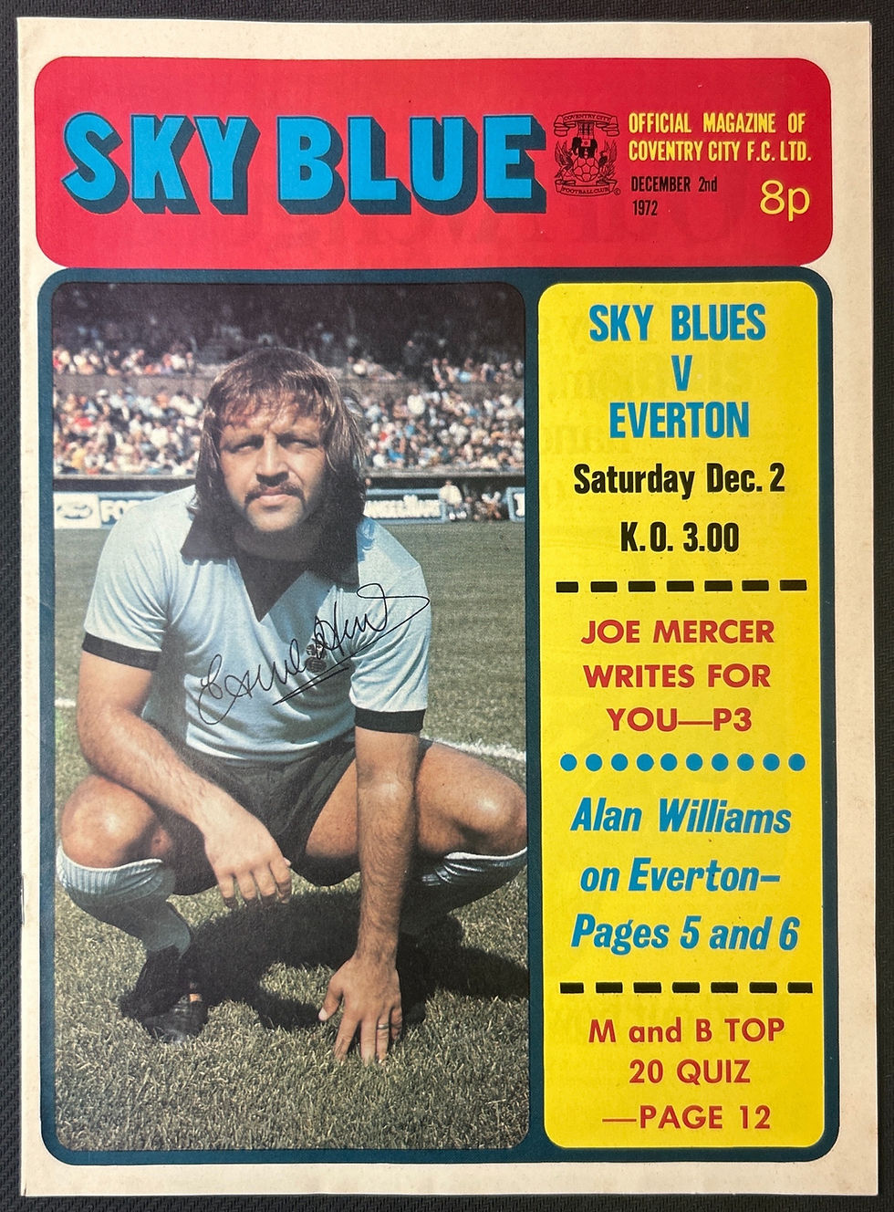 1972 Dec 2 Coventry V Everton