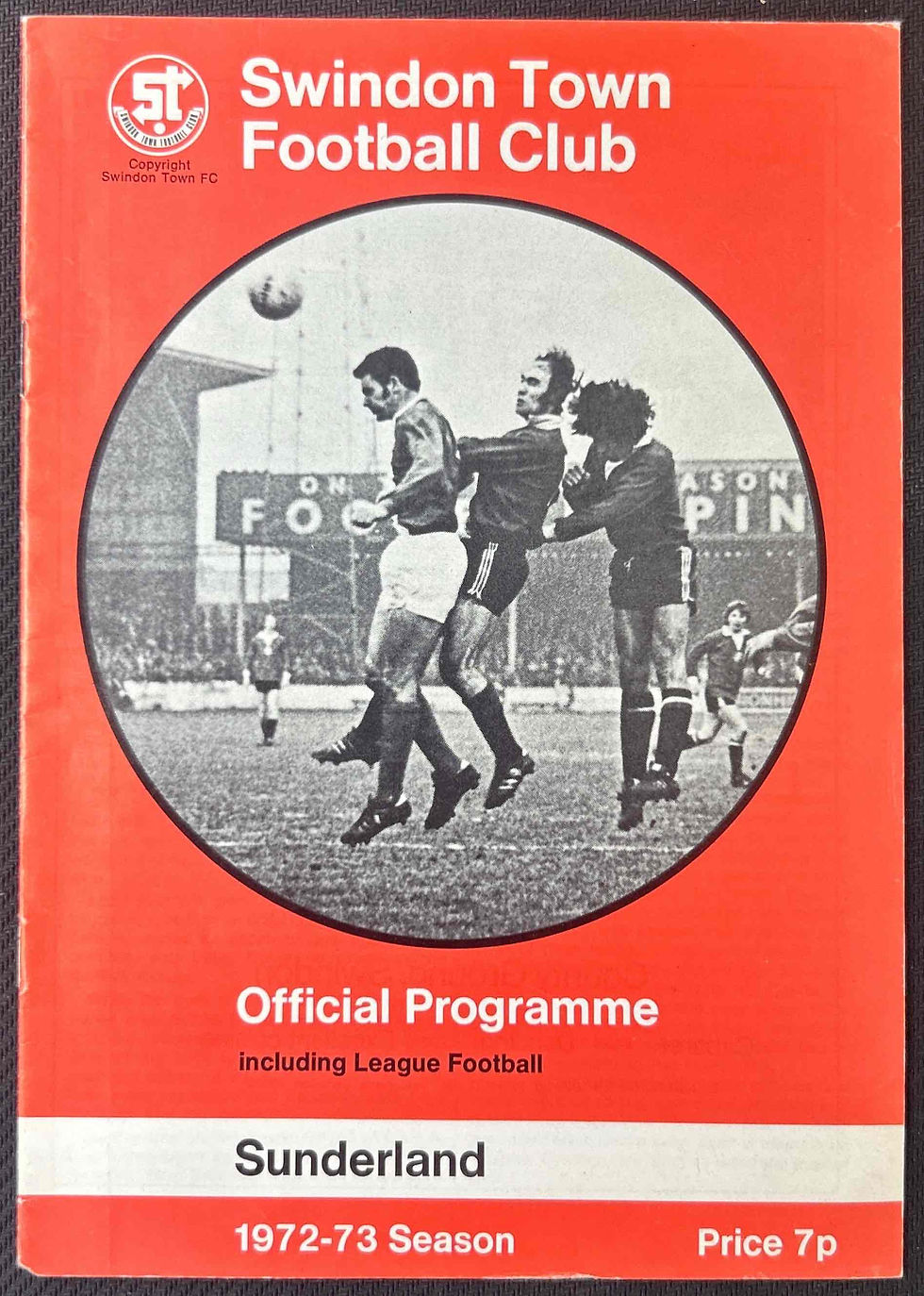 1973 Jan 20 Swindon V Sunderland