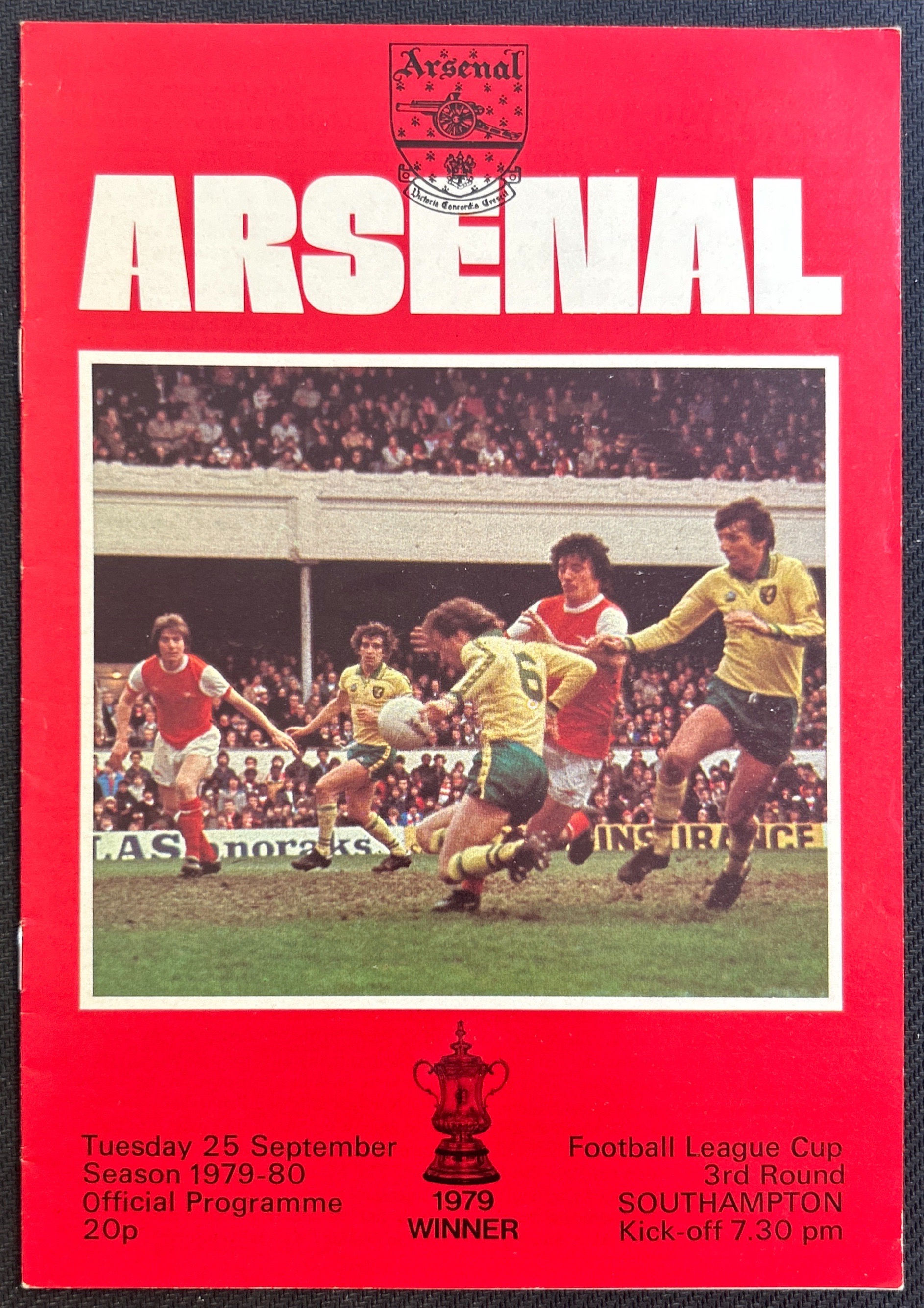 1979 Sep 25 Arsenal V Southampton