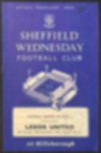 Sheffield Wednesday Football Programmes