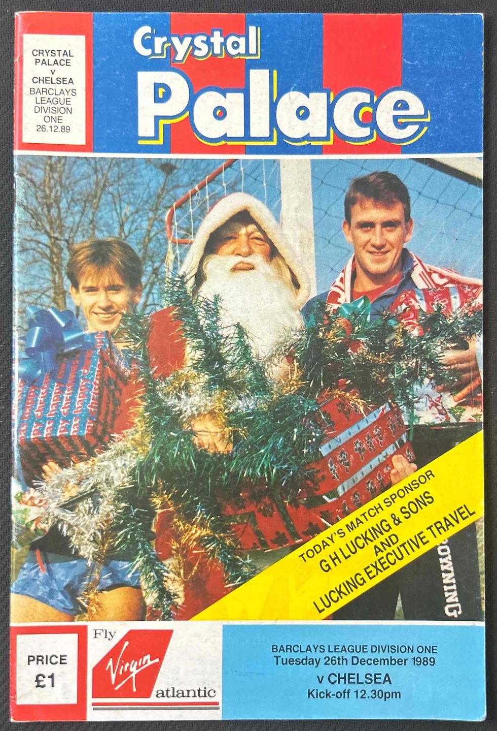 1989 Dec 26 Crystal Palace V Chelsea