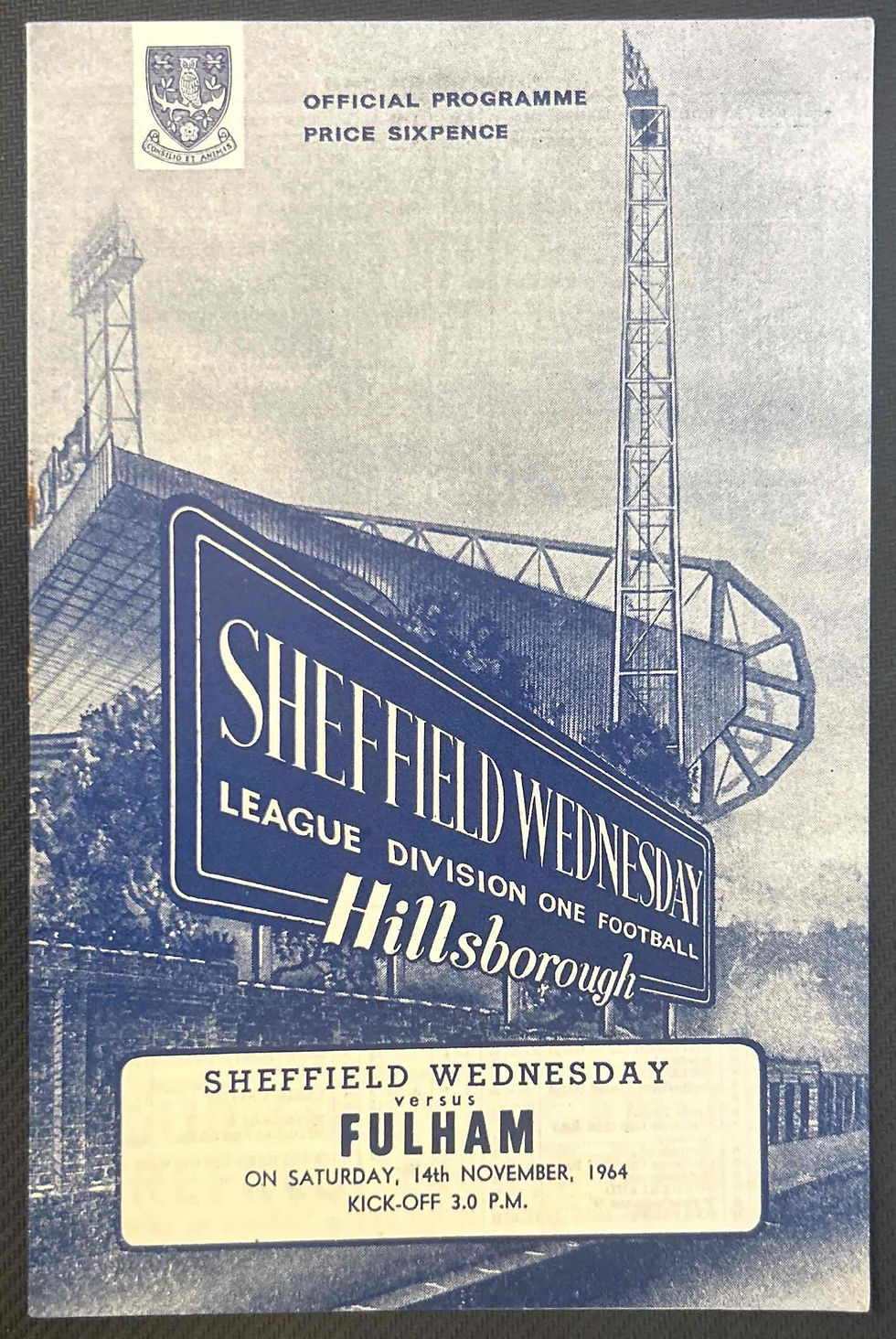 Sheffield Wednesday Football Programme