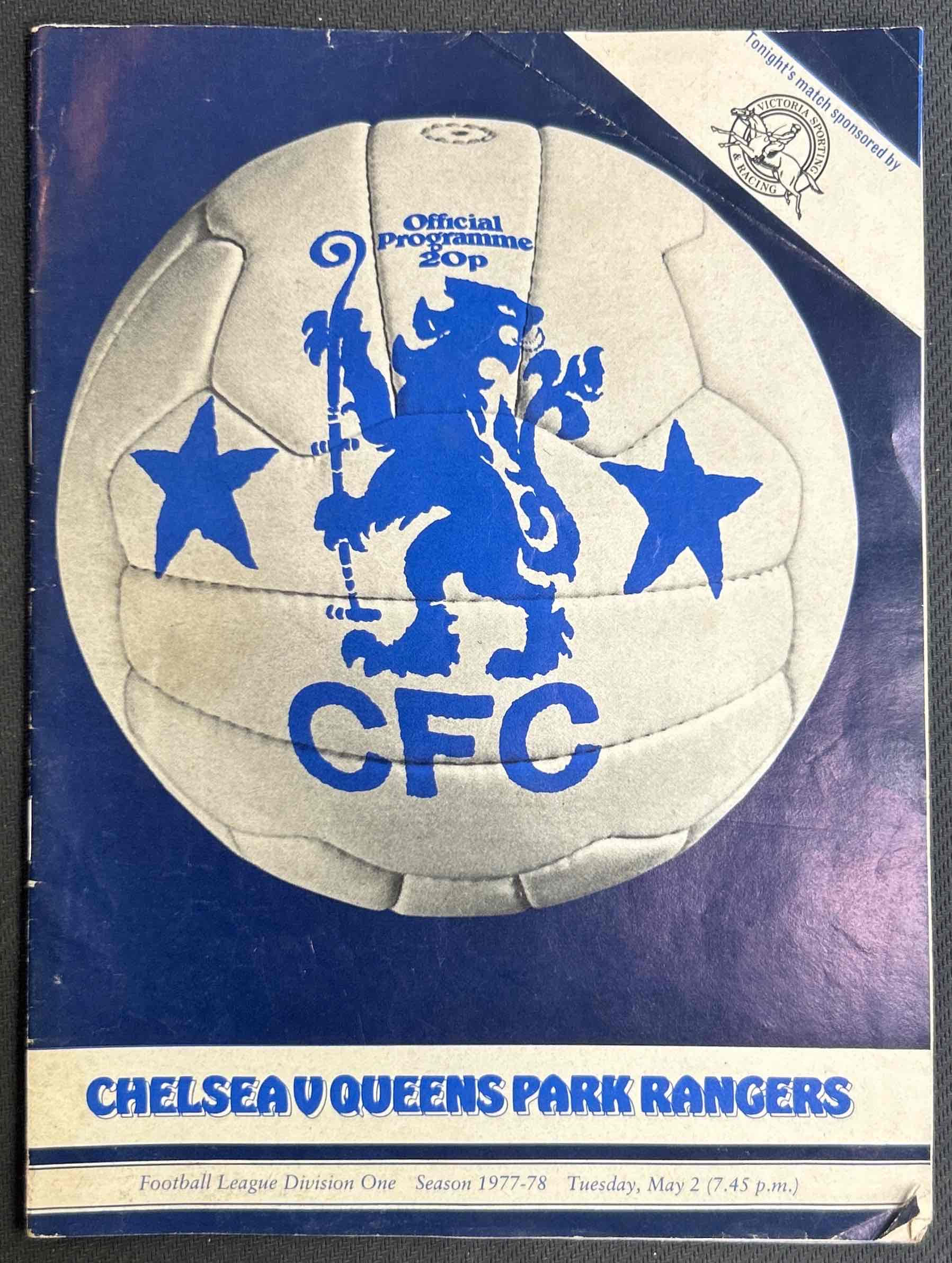 1978 May 2 Chelsea V QPR