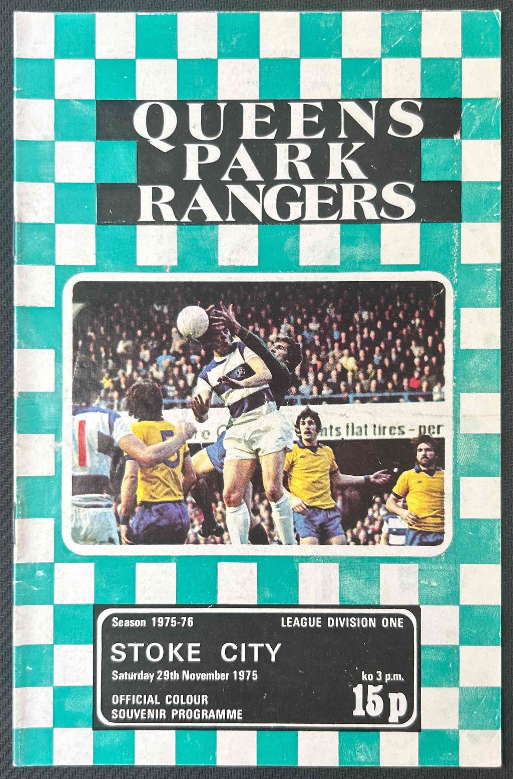 1975 Nov 29 QPR V Stoke
