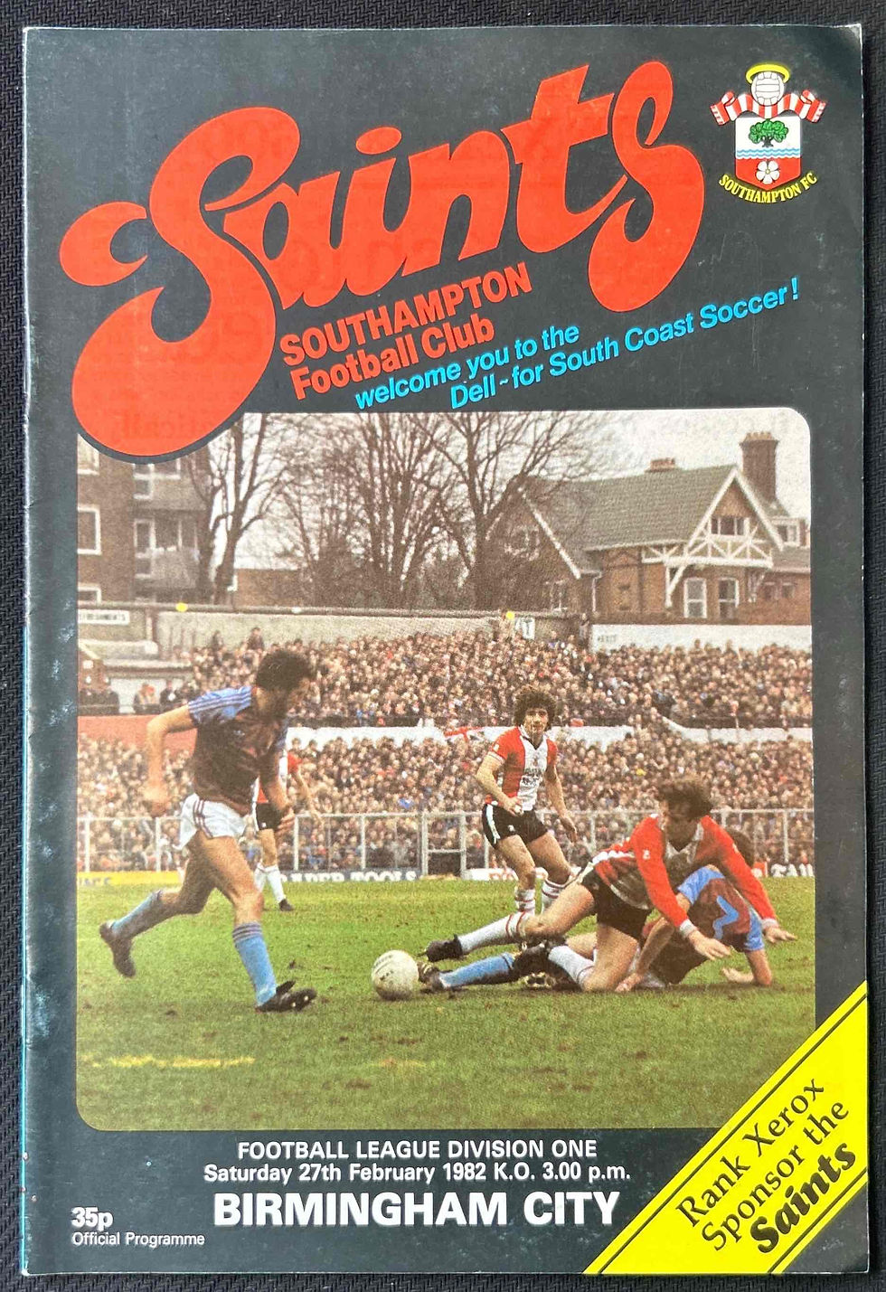 1982 Feb 27 Southampton V Birmingham