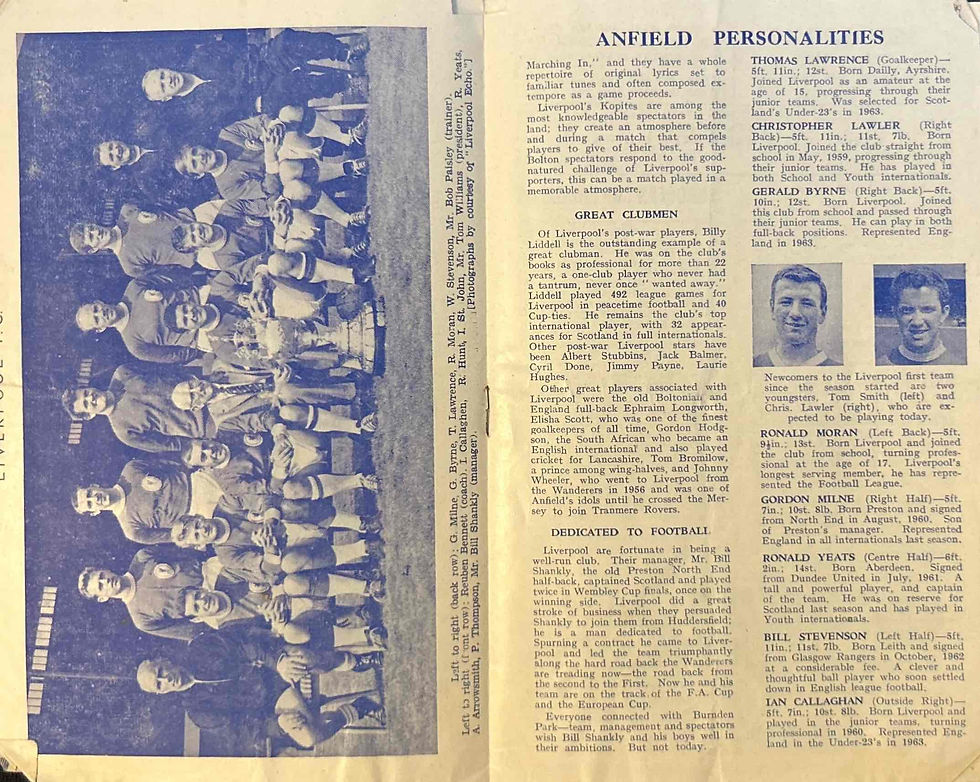 Thumbnail: Bolton Football Programmes