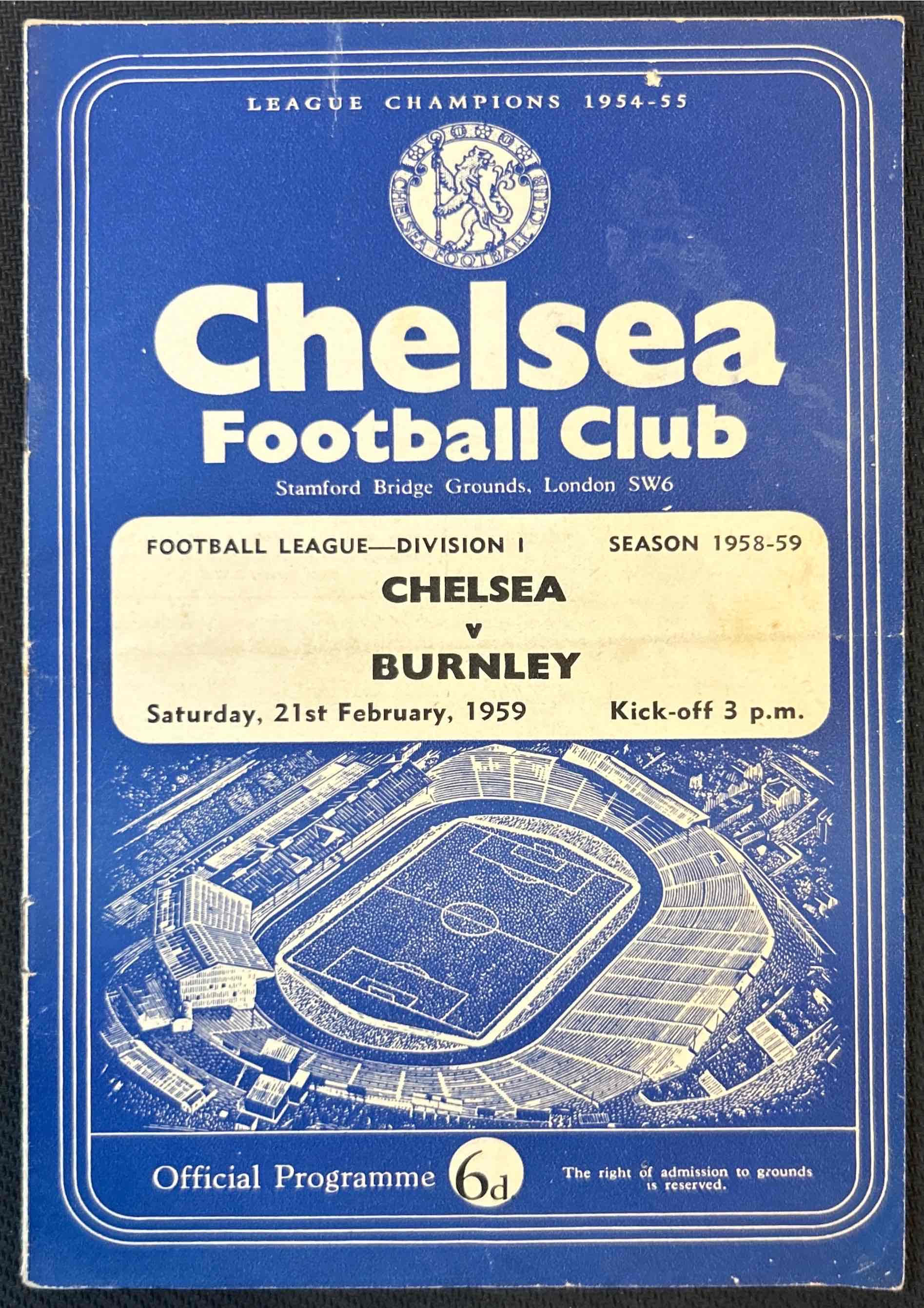 Chelsea Football Programmes