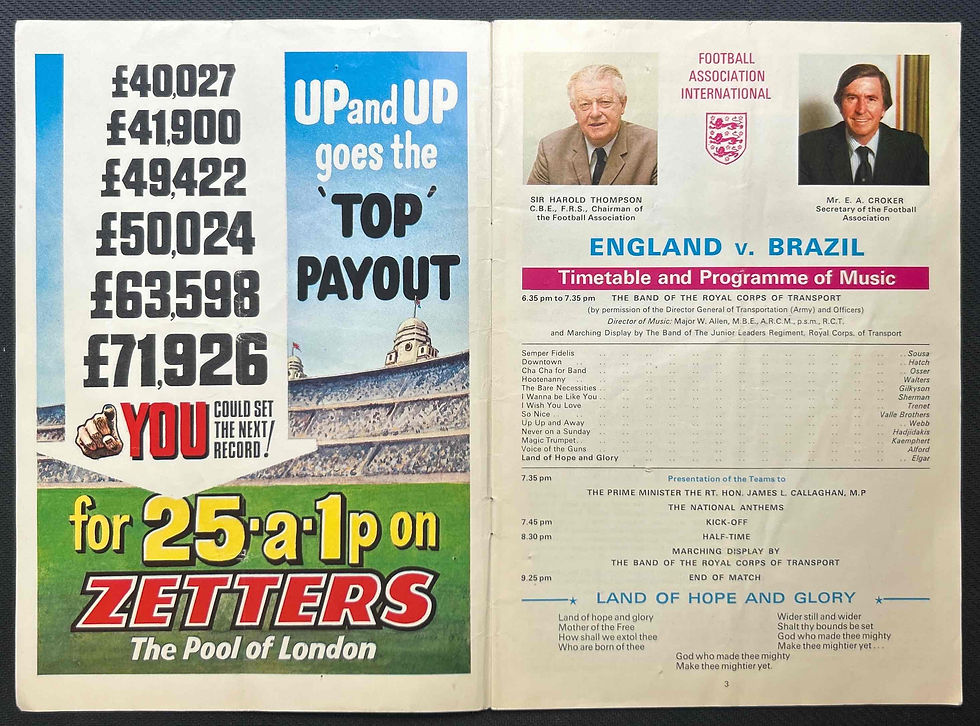 Thumbnail: England V Brazil