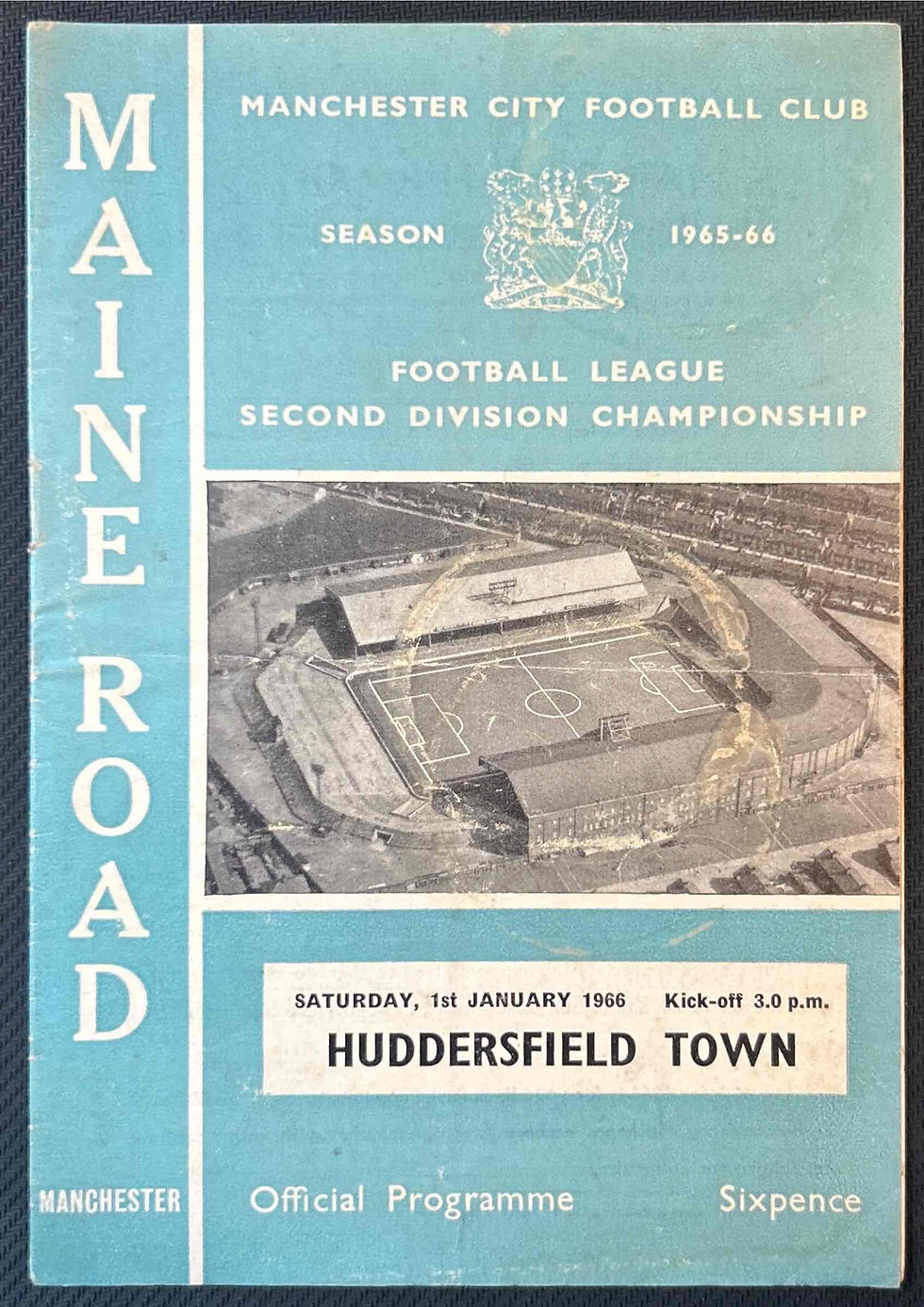 Man City Football Programme