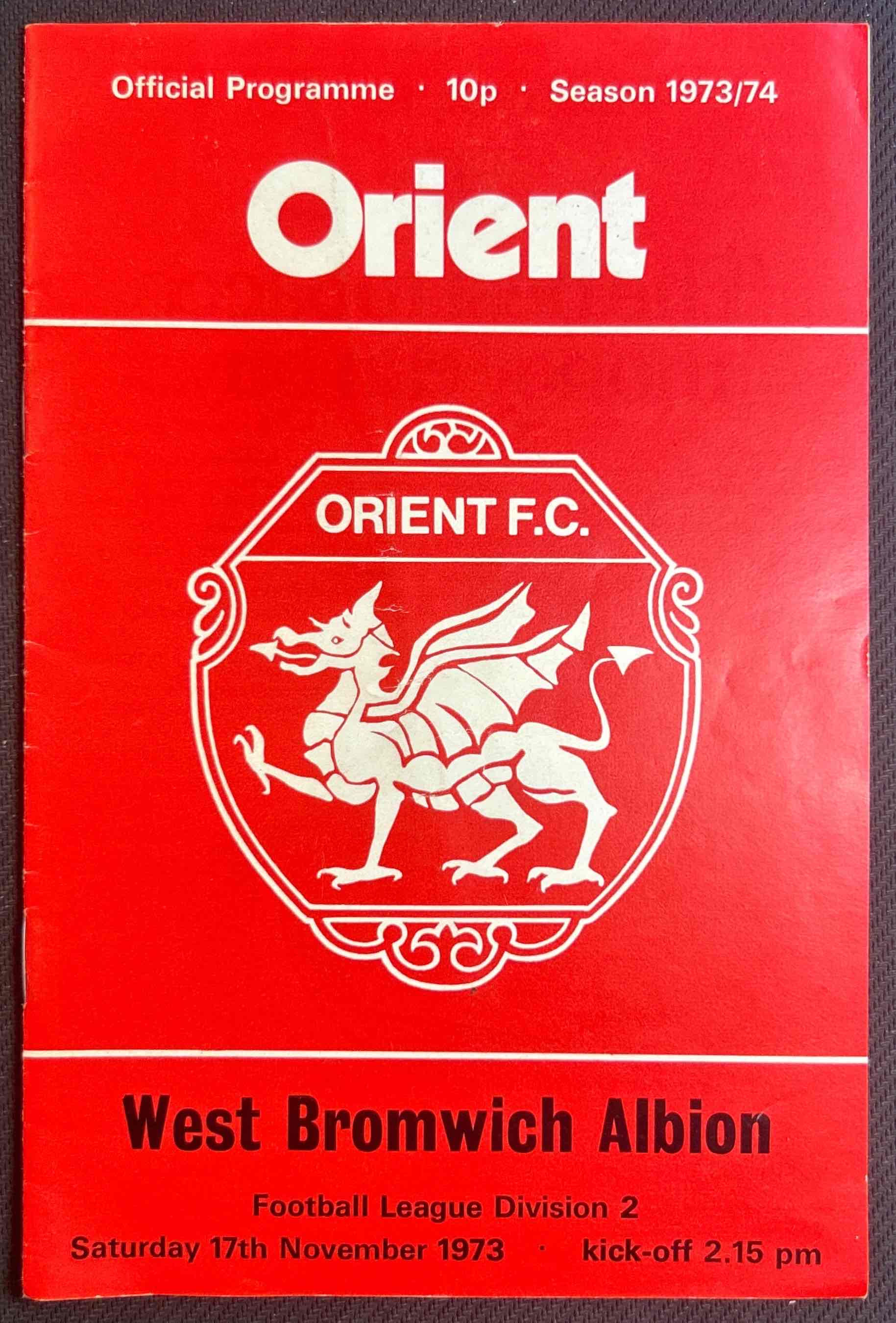 Leyton Orient V West Brom