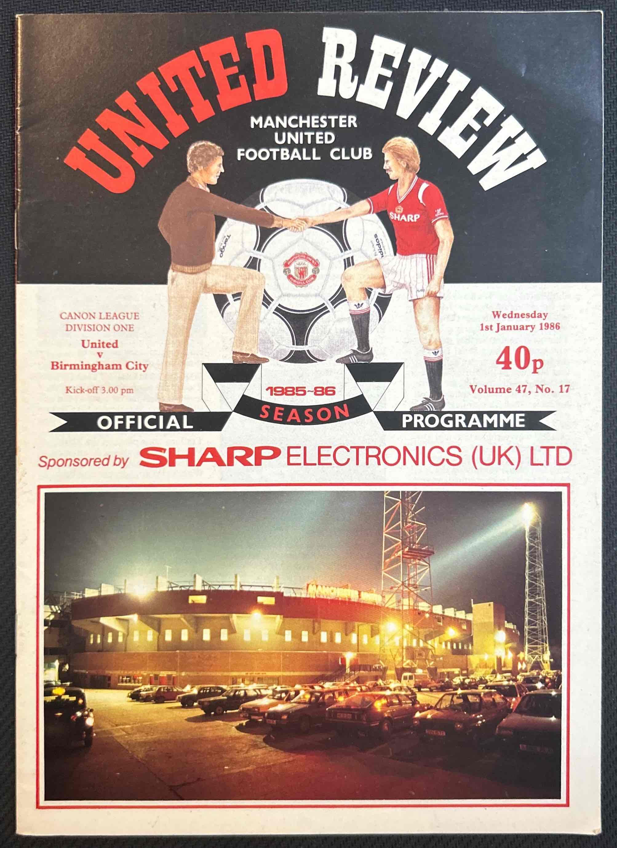 Man United Football Programmes