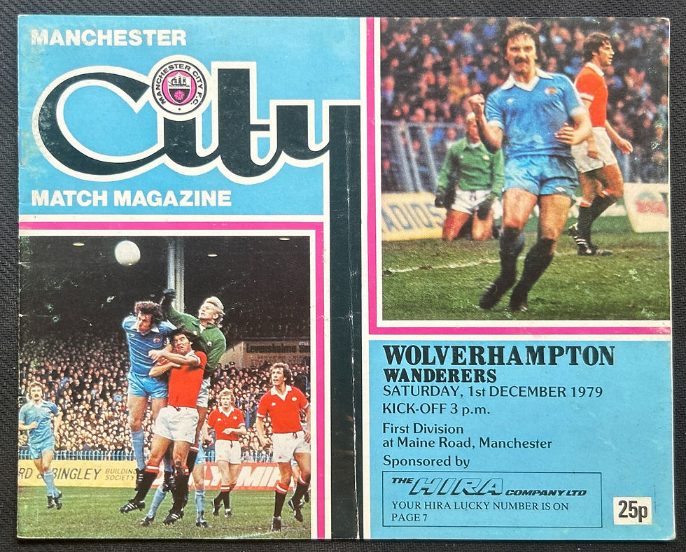 1979 Dec 1 Man City V Wolves