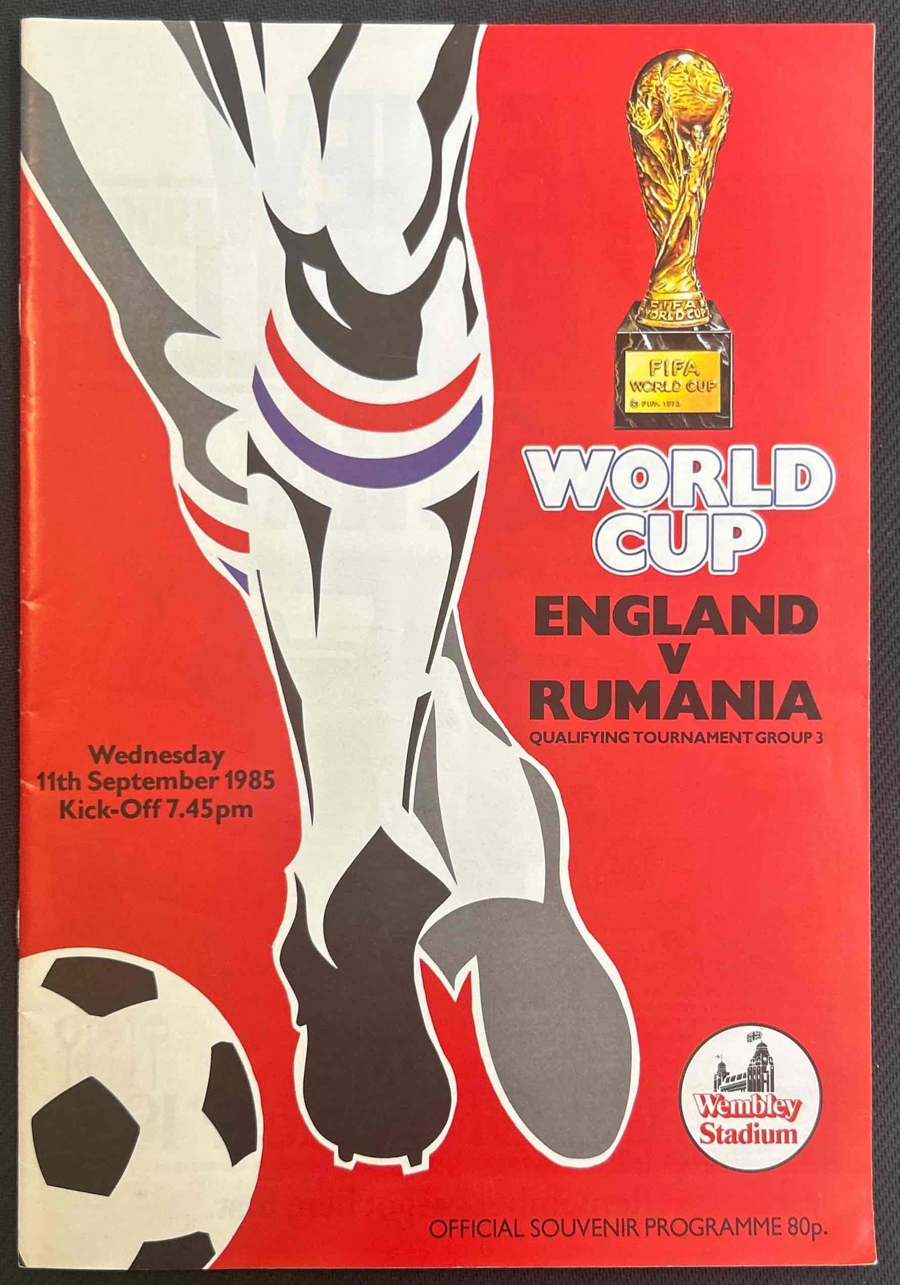 England V Romania