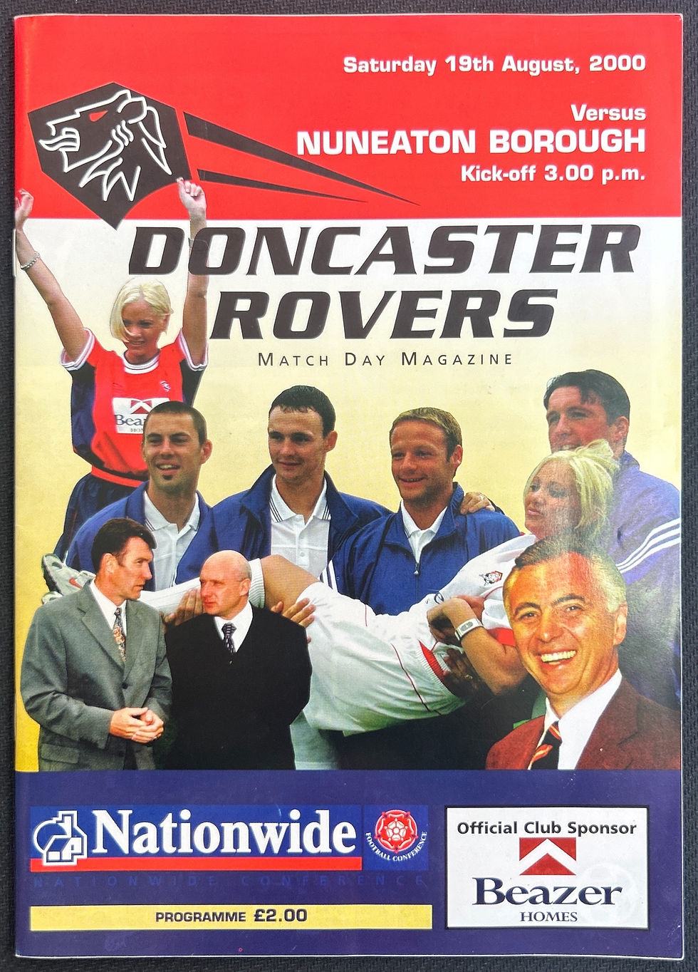 2000 Aug 19 Doncaster V Nuneaton