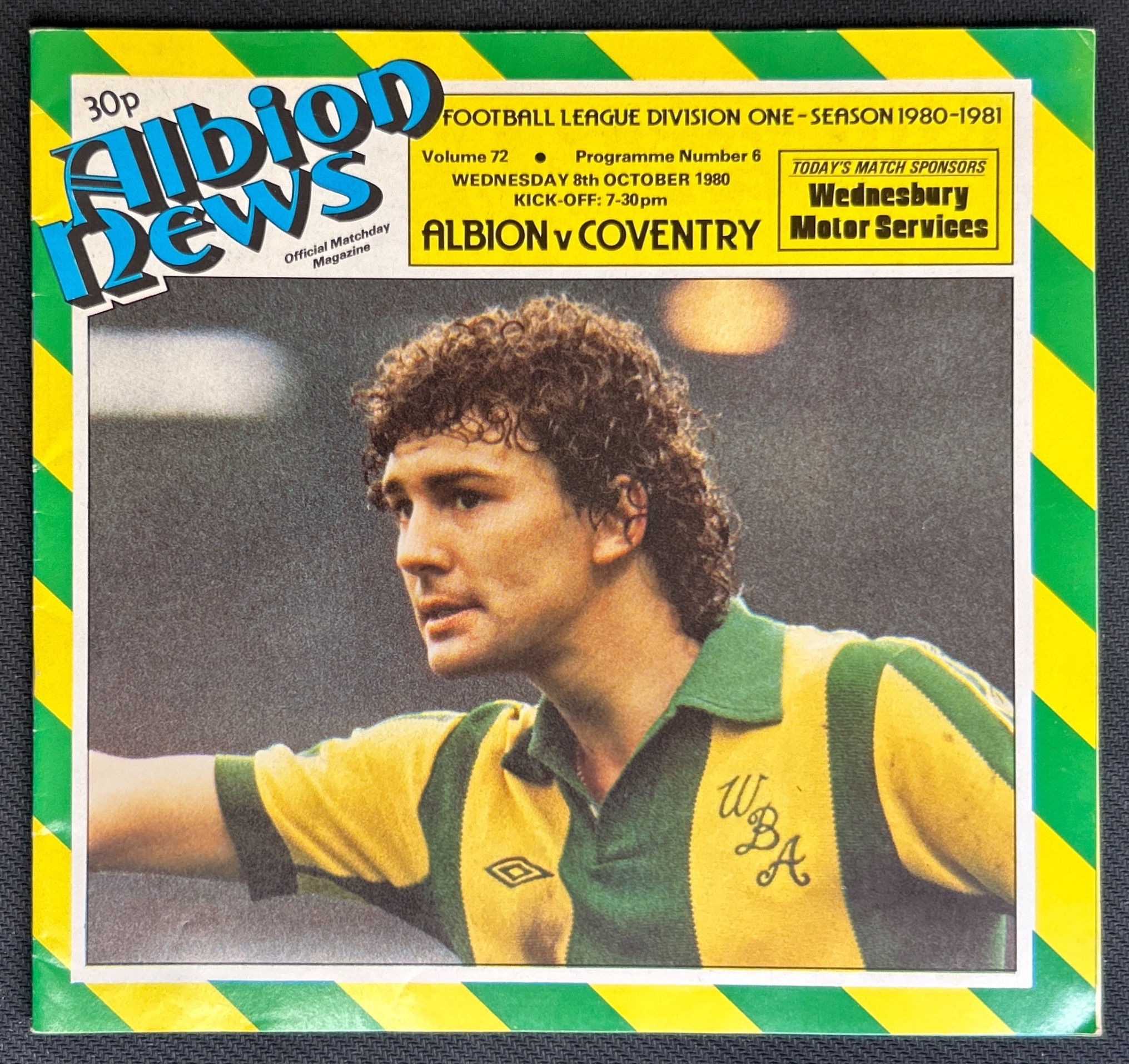 1980 Oct 8 West Brom V Coventry