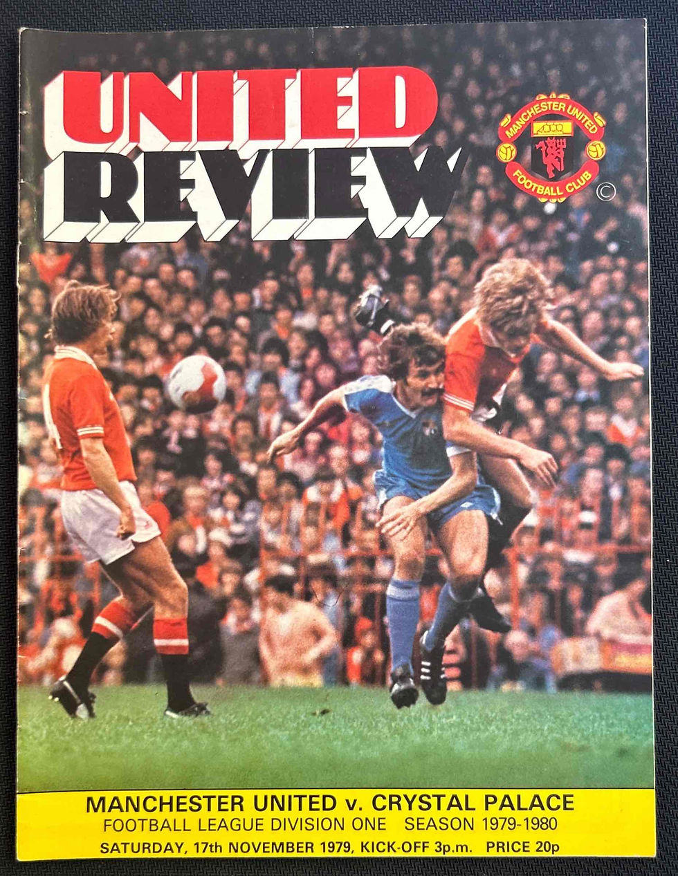 1979 Nov 17 Man United V Crystal Palace