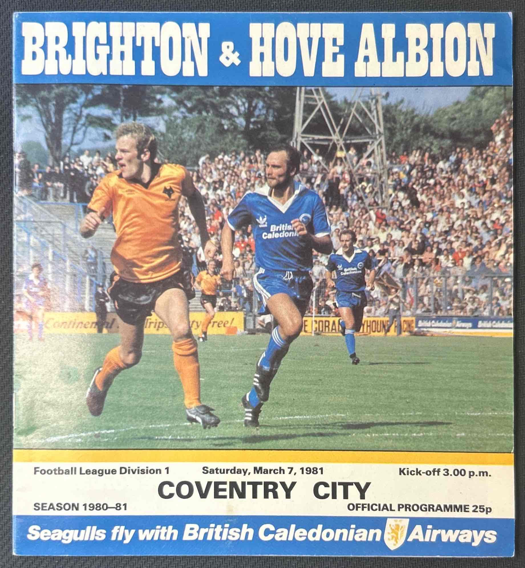1981 Mar 7 Brighton V Coventry