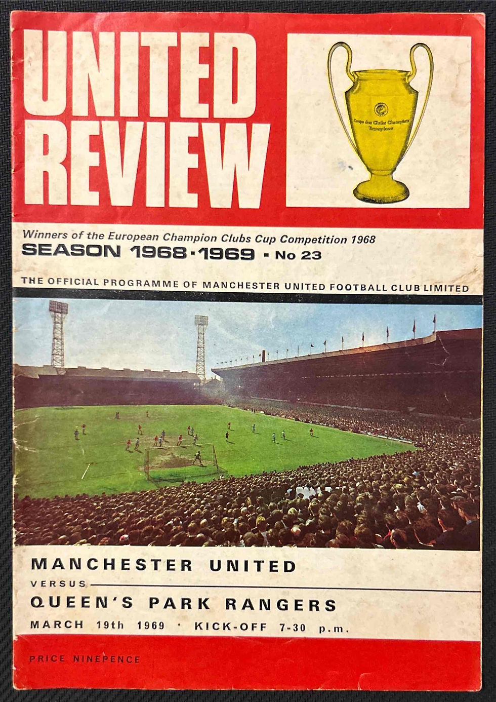 Man United Football Programmes