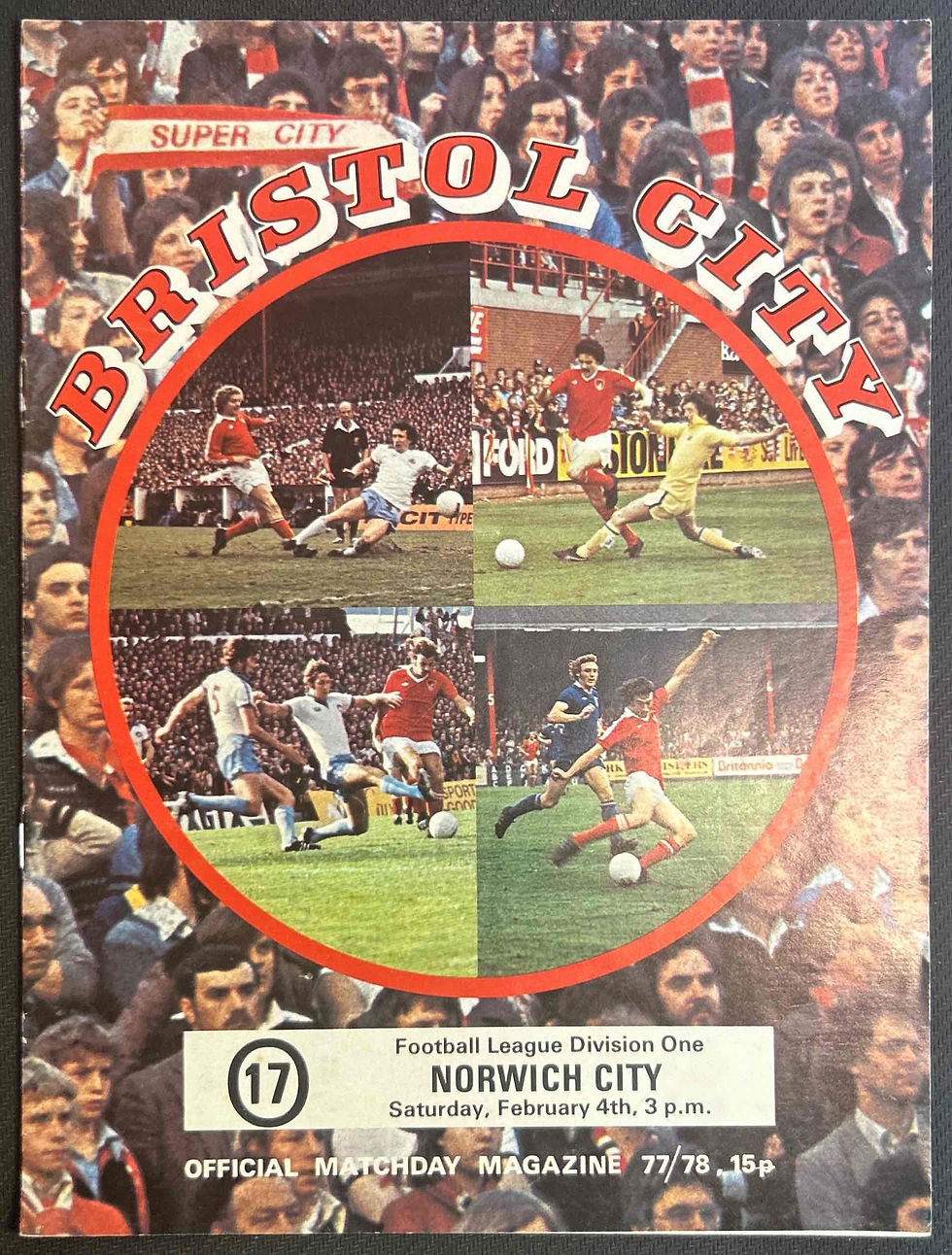 1978 Feb 4 Bristol City V Norwich